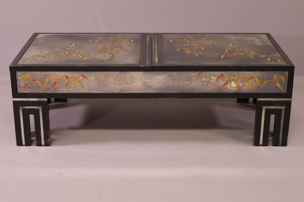 1940s JAMES MONT EGLOMISE COFFEE TABLE (1 of 8)