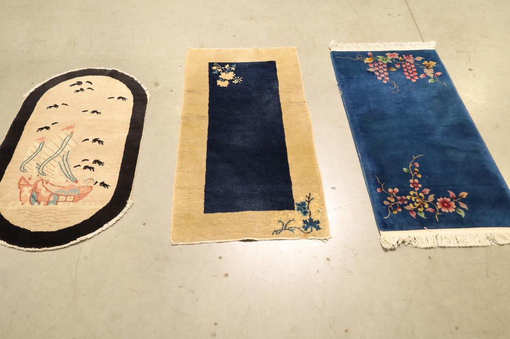 THREE SMALL WOOL RUGS (1 of 7)