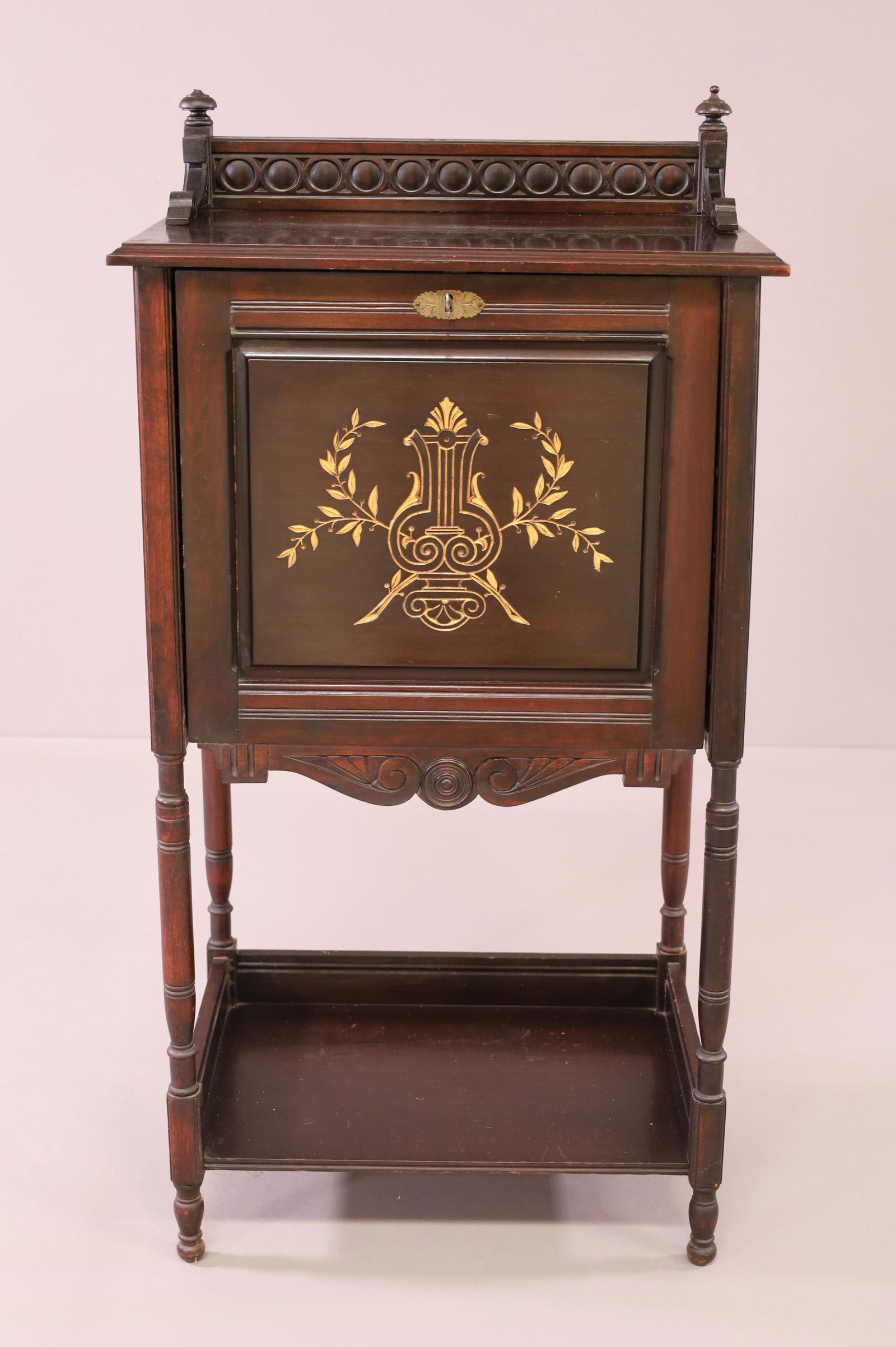 VICTORIAN SHEET MUSIC CABINET (1 of 5)