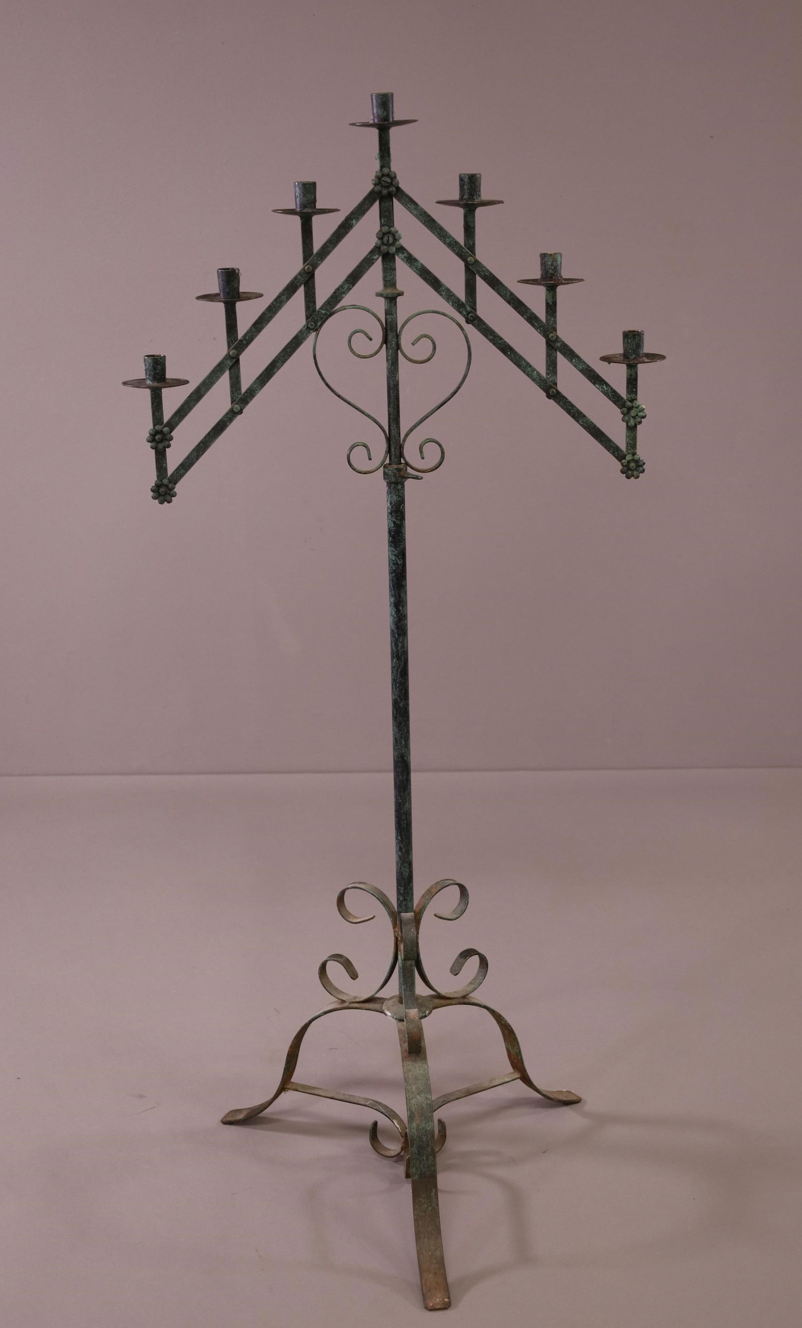 SPANISH STYLE CANDLE STAND (1 of 3)