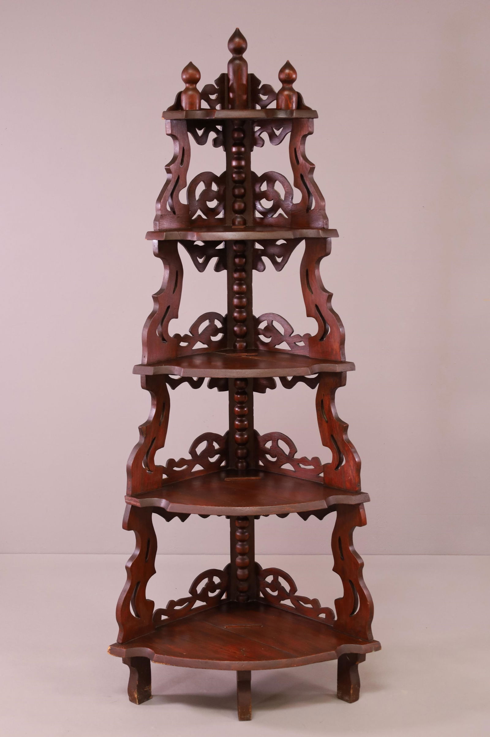 VICTORIAN CORNER WHAT NOT SHELF (1 of 4)