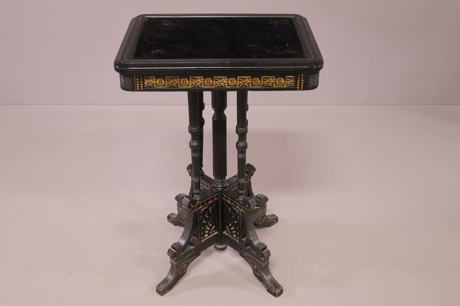 VICTORIAN EBONIZED TABLE (1 of 3)