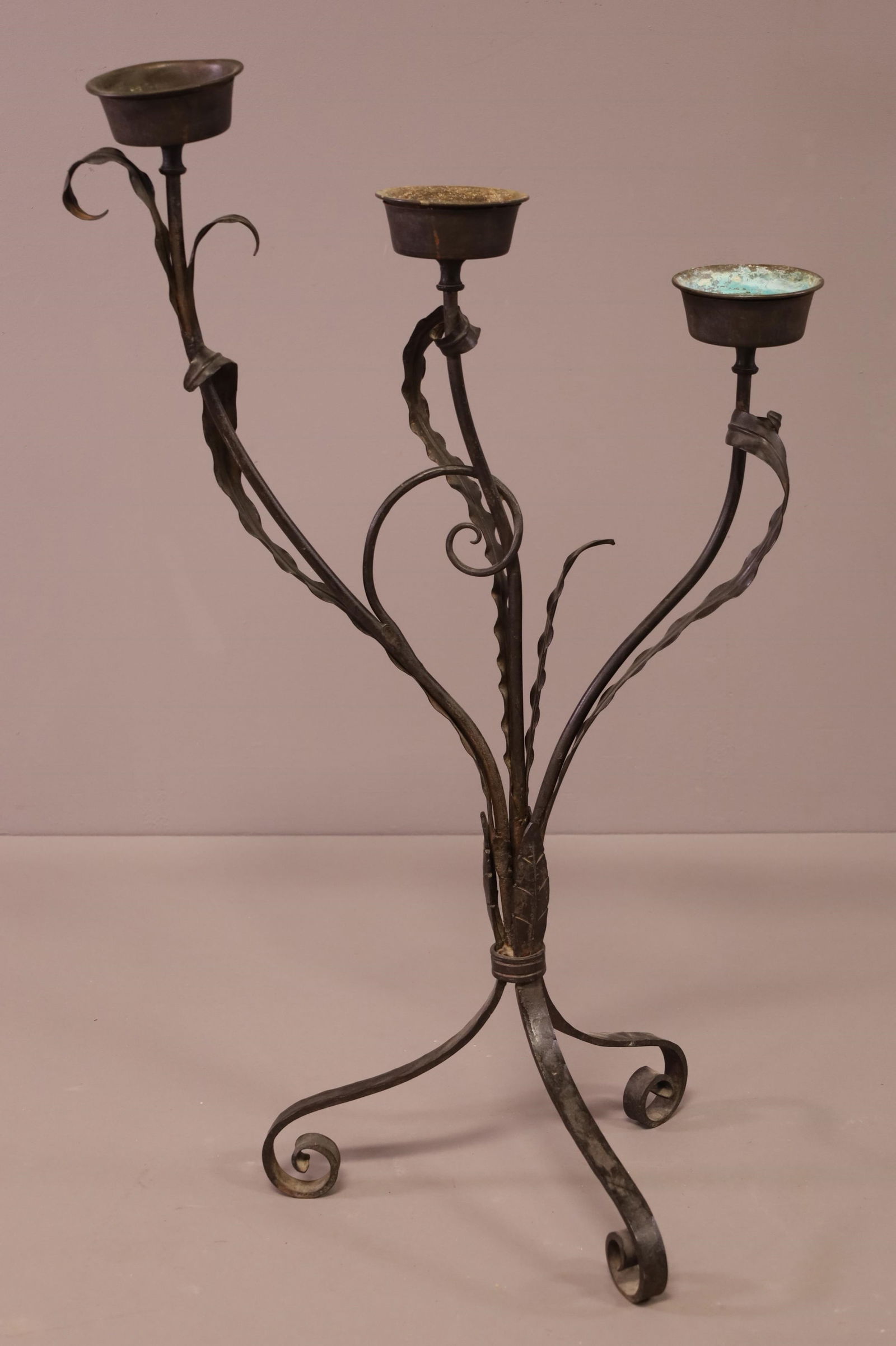 IRON CANDLE STAND (1 of 4)