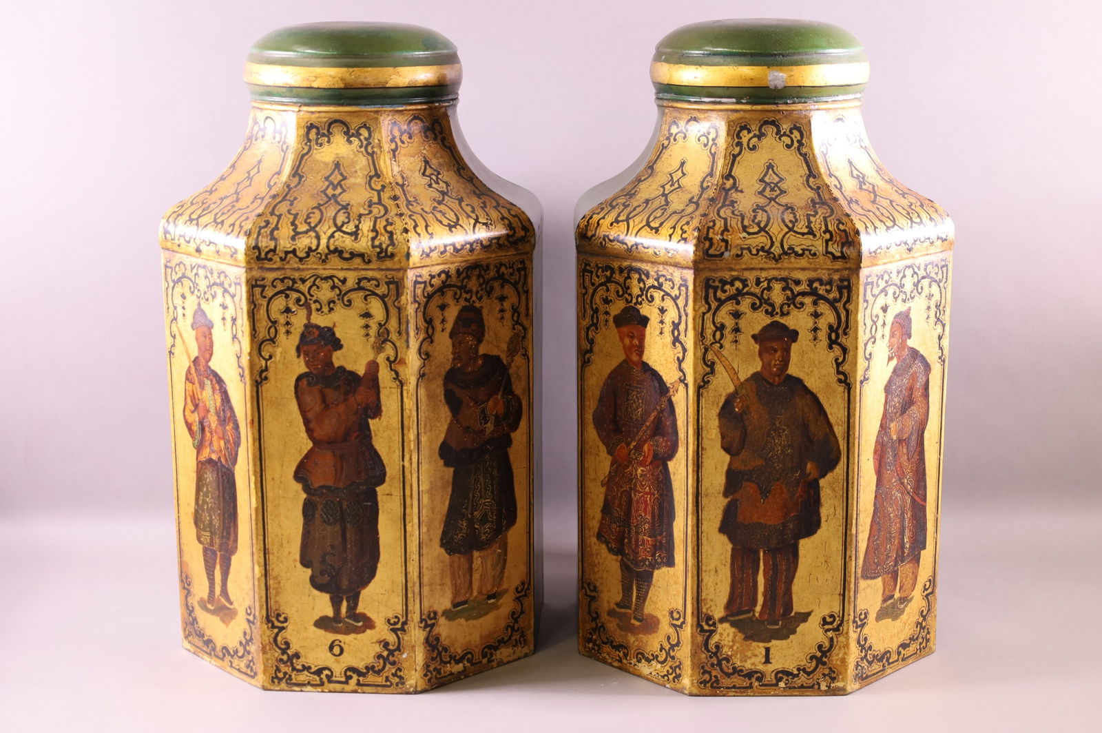 2 LARGE TEA TINS (1 of 4)