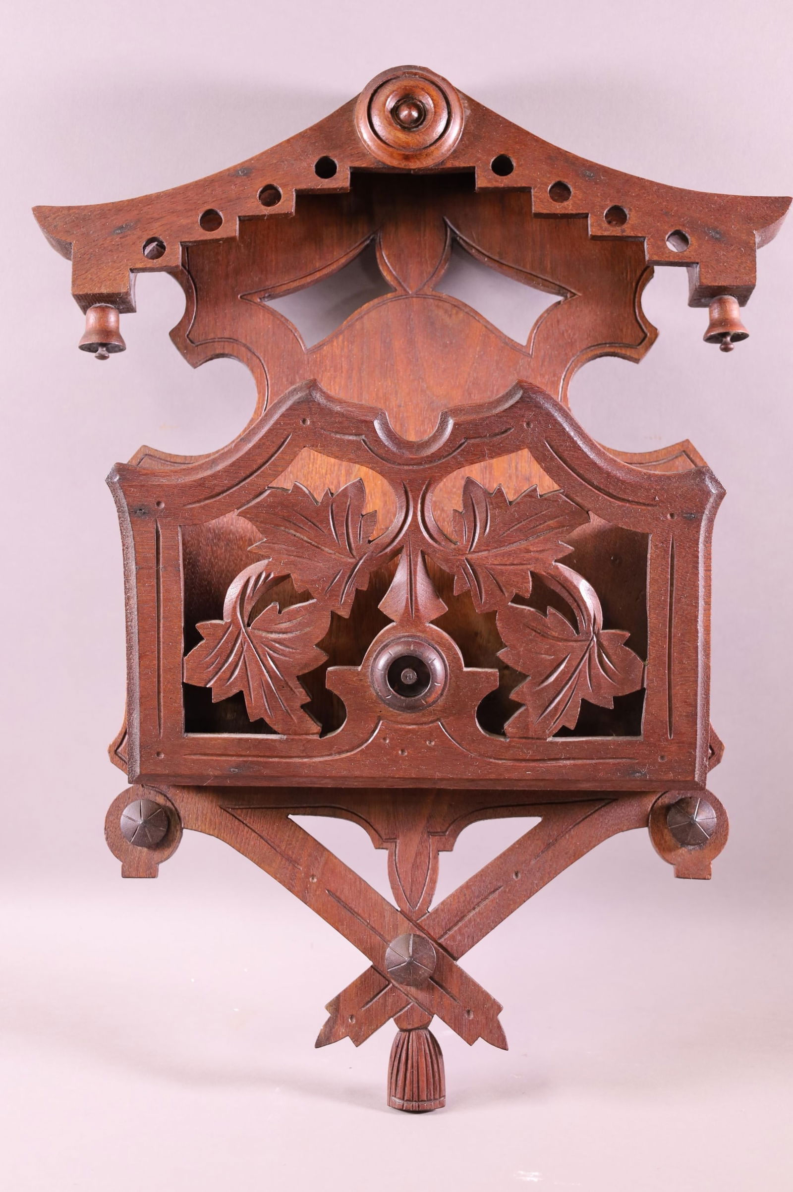 VICTORIAN WALNUT WALL SHELF (1 of 2)