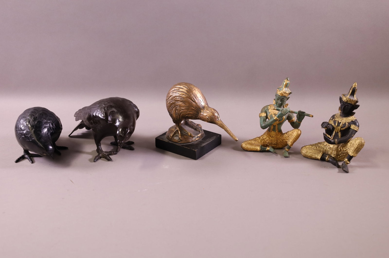 COLLECTION OF 5 SMALL BRONZES (1 of 4)