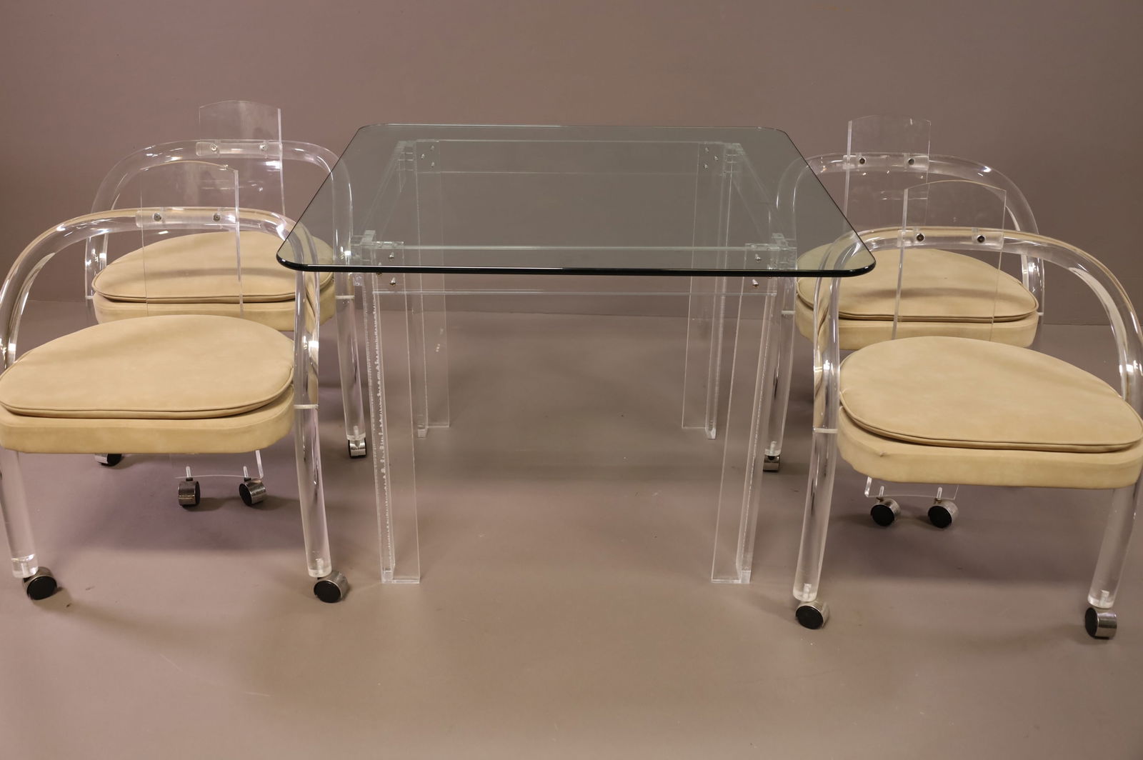 CHARLES HOLLIS JONES TABLE & FOUR CHAIRS (1 of 7)