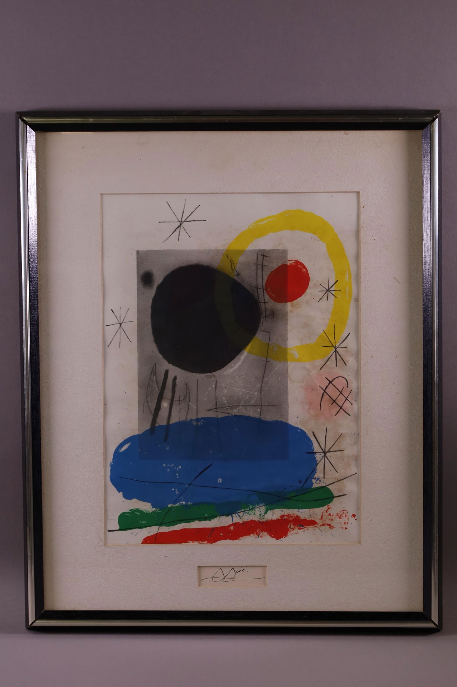 JOAN MIRO FRAMED PRINT (1 of 4)