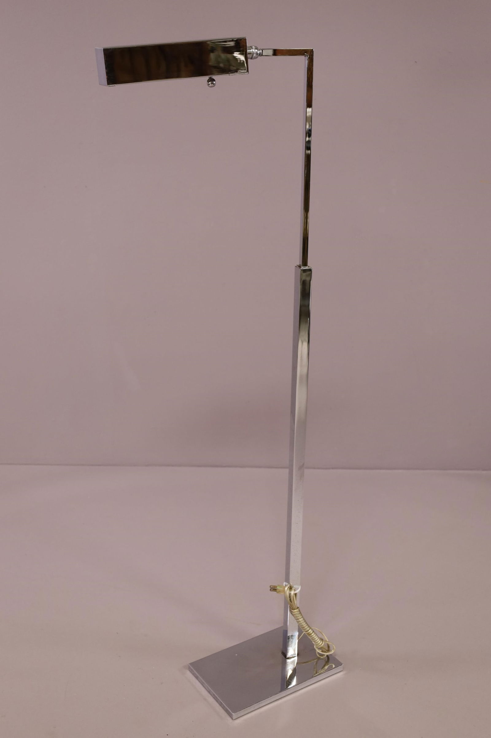 POLISHED CHROME FLOOR LAMP (1 of 3)