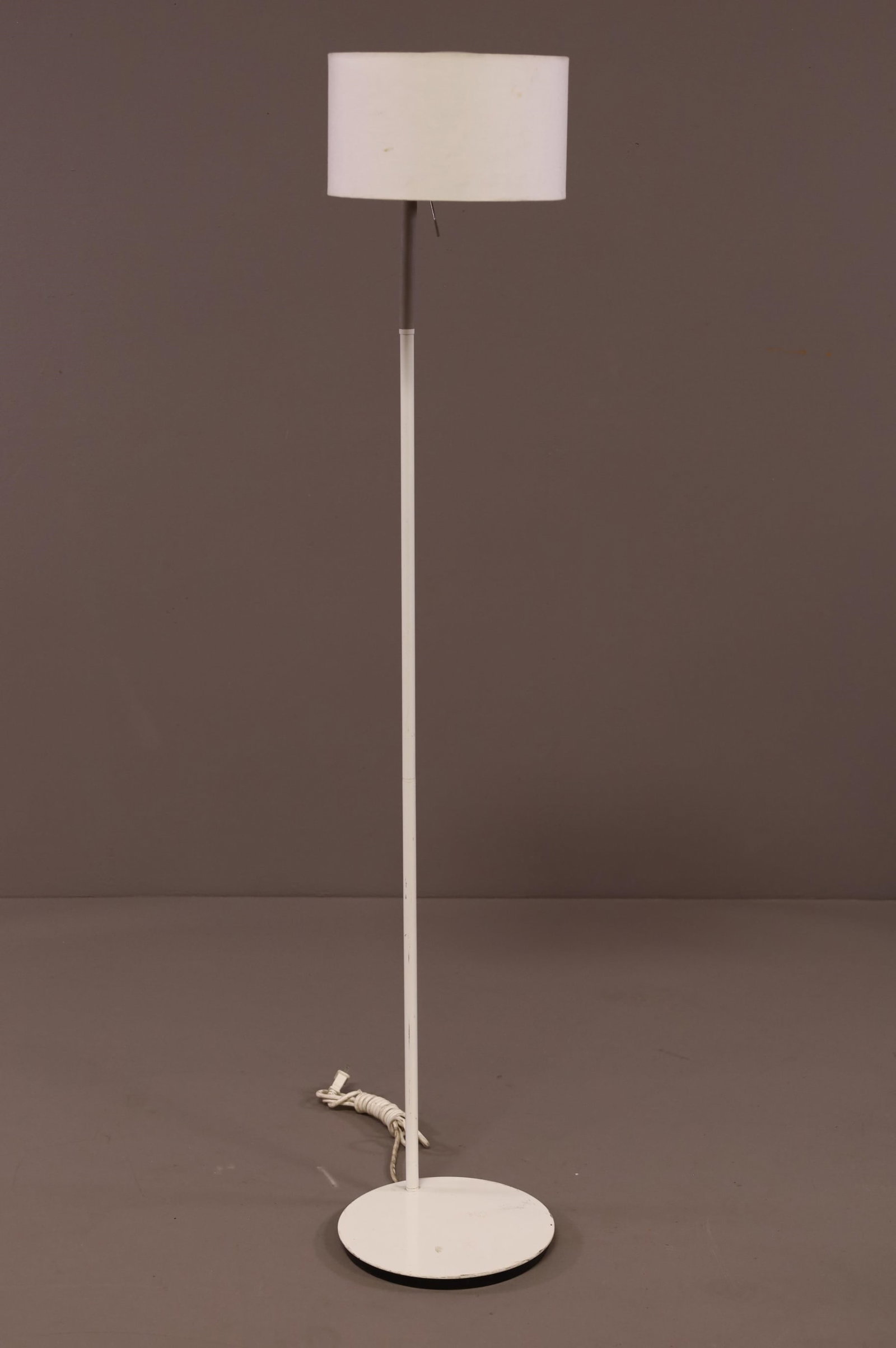 MODERN FLOOR LAMP: VINTAGE IKEA FLOOR LAMP. MINOR PAINT LOSS. 54" H. THIS ITEM EXCEEDS SIZE LIMITATIONS FOR IN HOUSE SHIPPING.