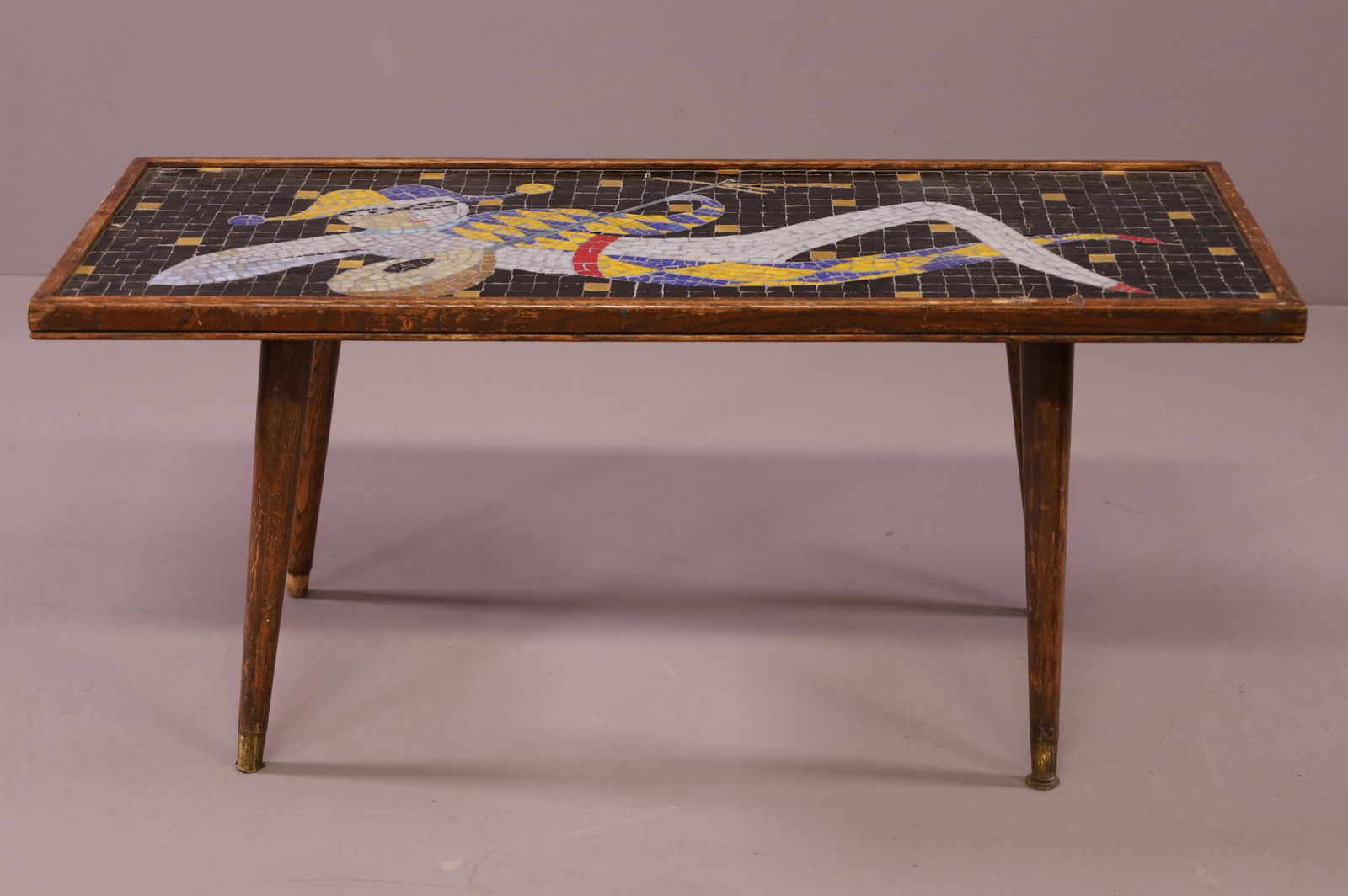 MID CENTURY MODERN TILE TOP TABLE (1 of 5)
