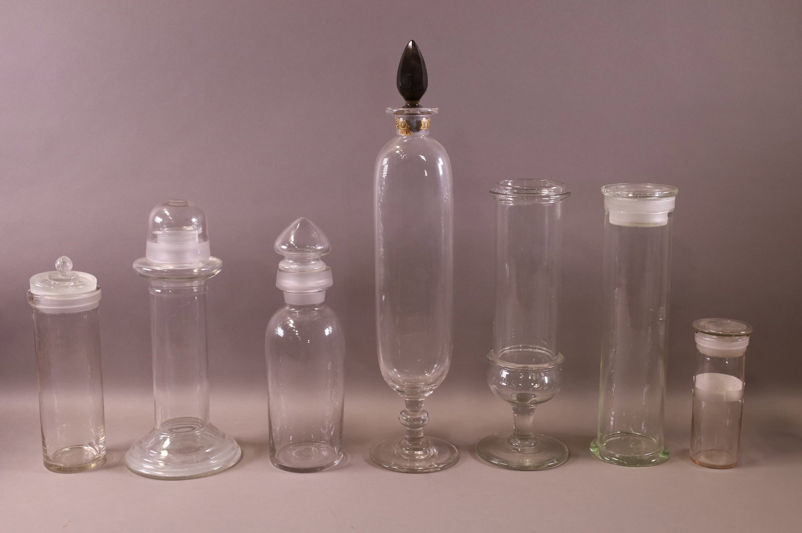 SEVEN TALL CANDY JARS (1 of 3)