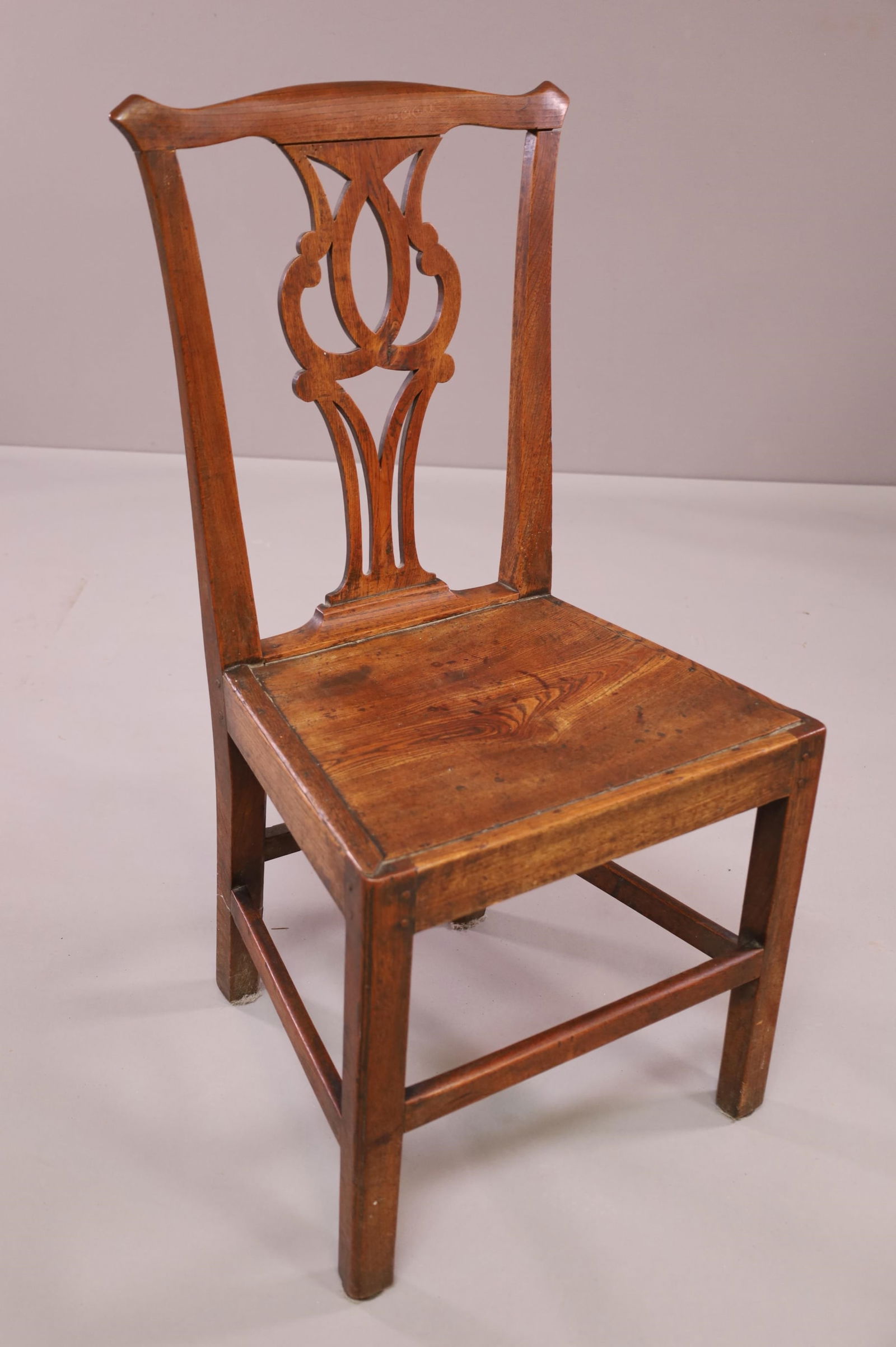 19TH CENTURY CHIPPENDALE STYLE SIDE CHAIR (1 of 3)