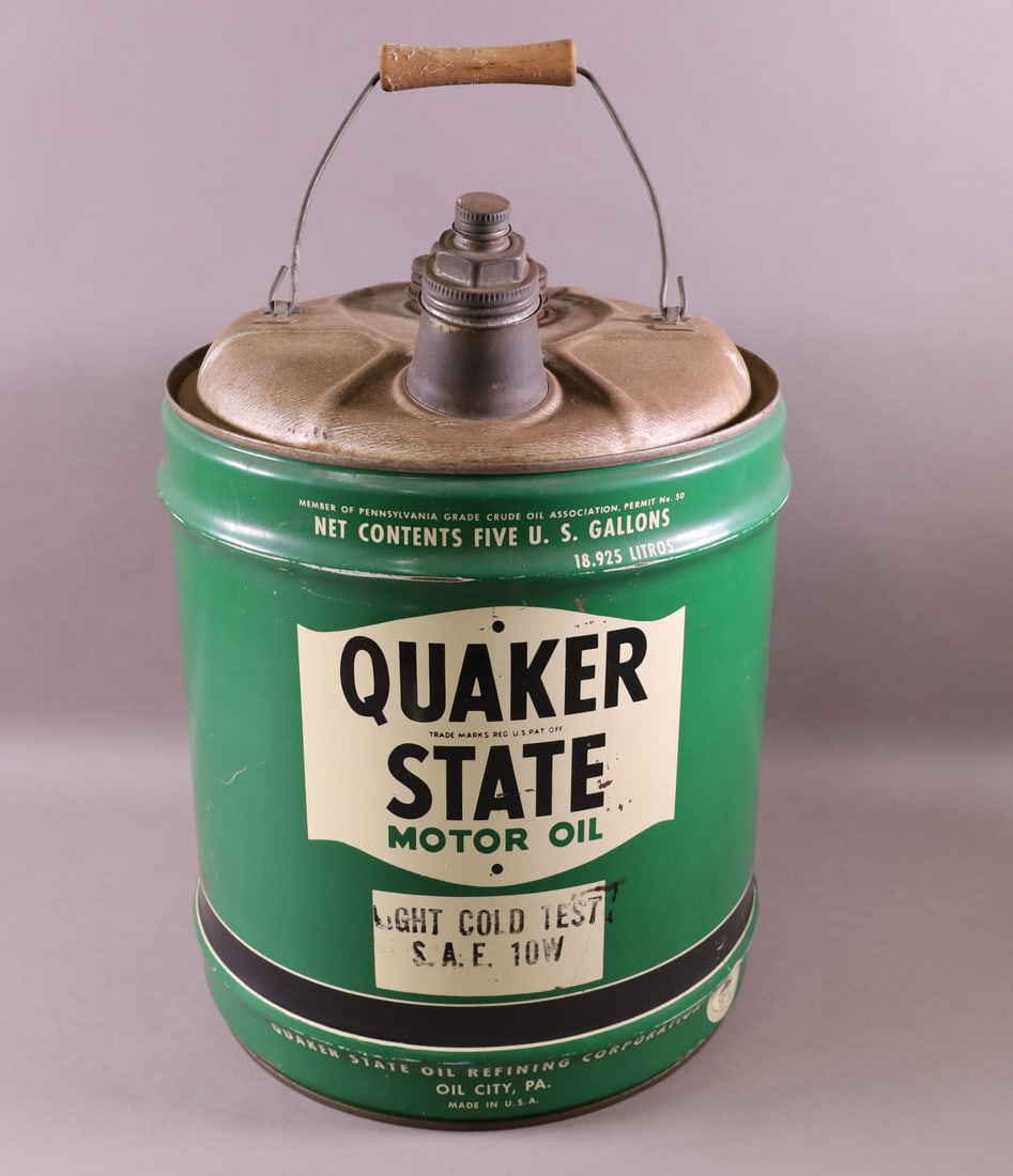QUAKER STATE OIL CAN (1 of 2)