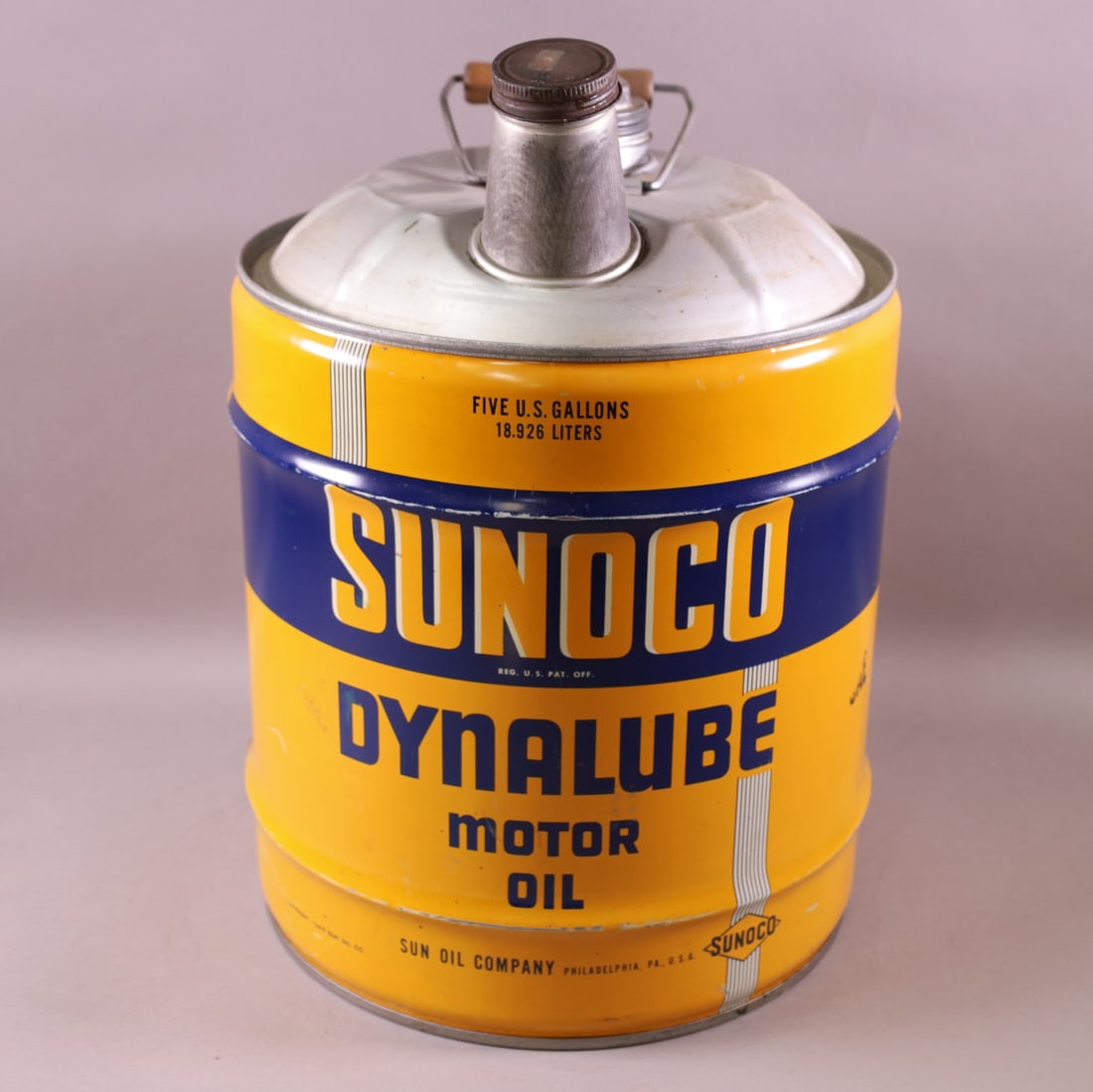 SUNOCO OIL CAN (1 of 2)
