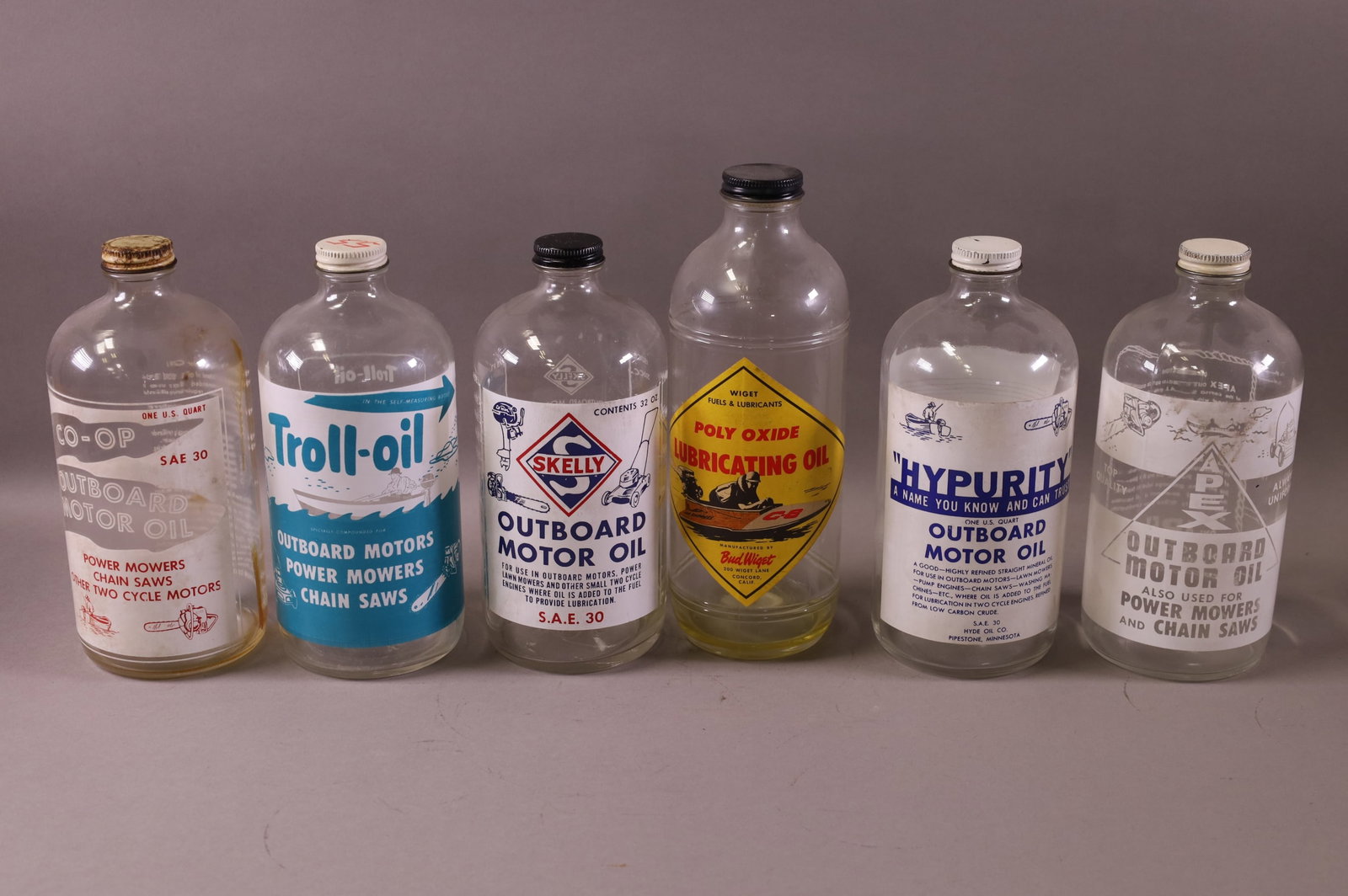SIX OUTBOARD OIL JARS (1 of 3)