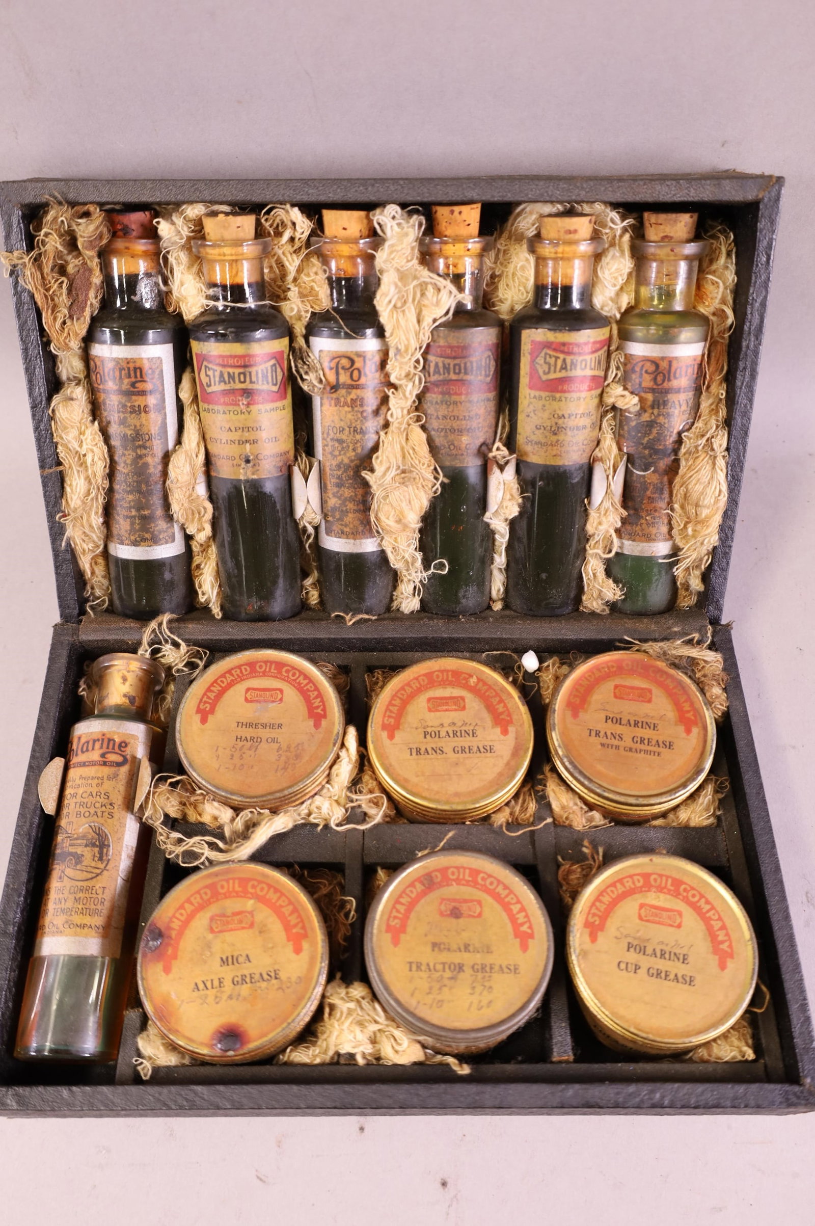 STANDARD OIL CO. SALESMAN SAMPLE OIL BOTTLES (1 of 4)