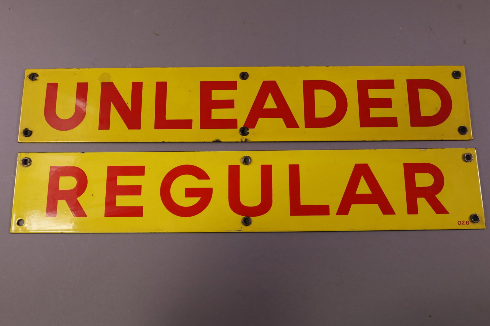 TWO "GAS" PORCELAIN SIGNS (1 of 2)