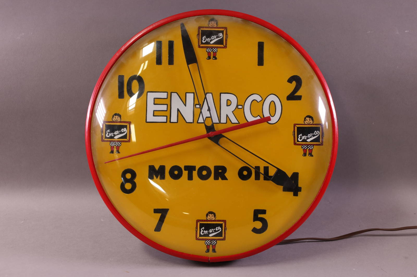 Enarco Motor Oil Clock Auction