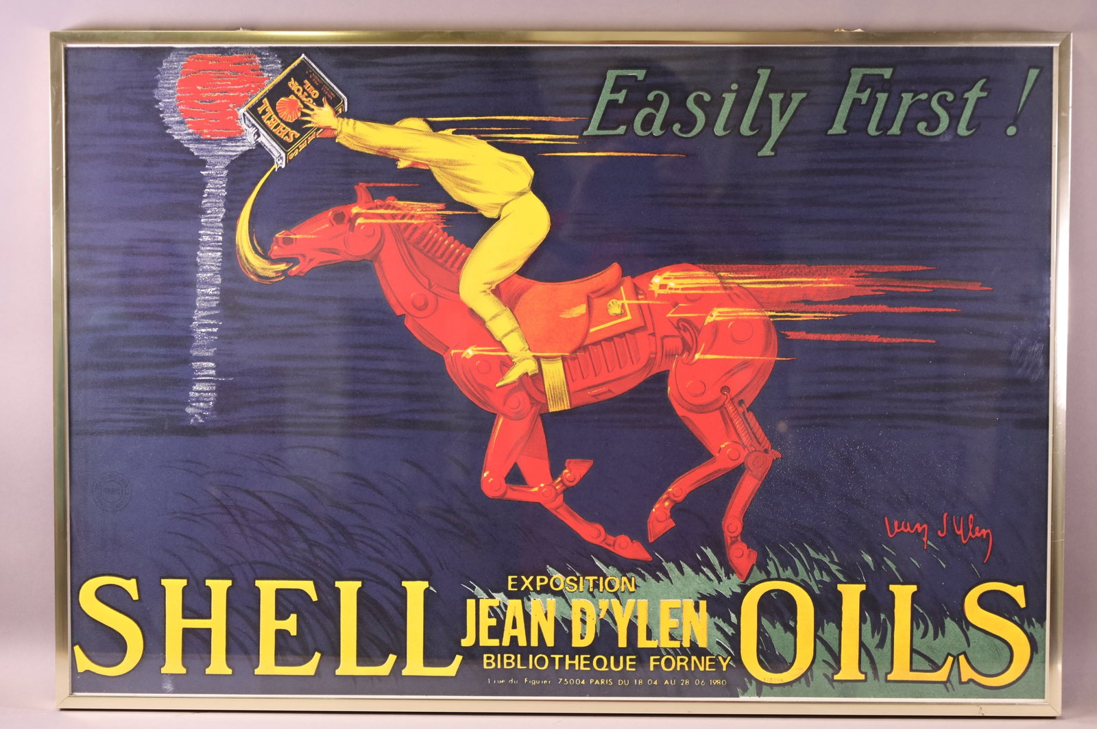 FRAMED SHELL OILS POSTER (1 of 2)