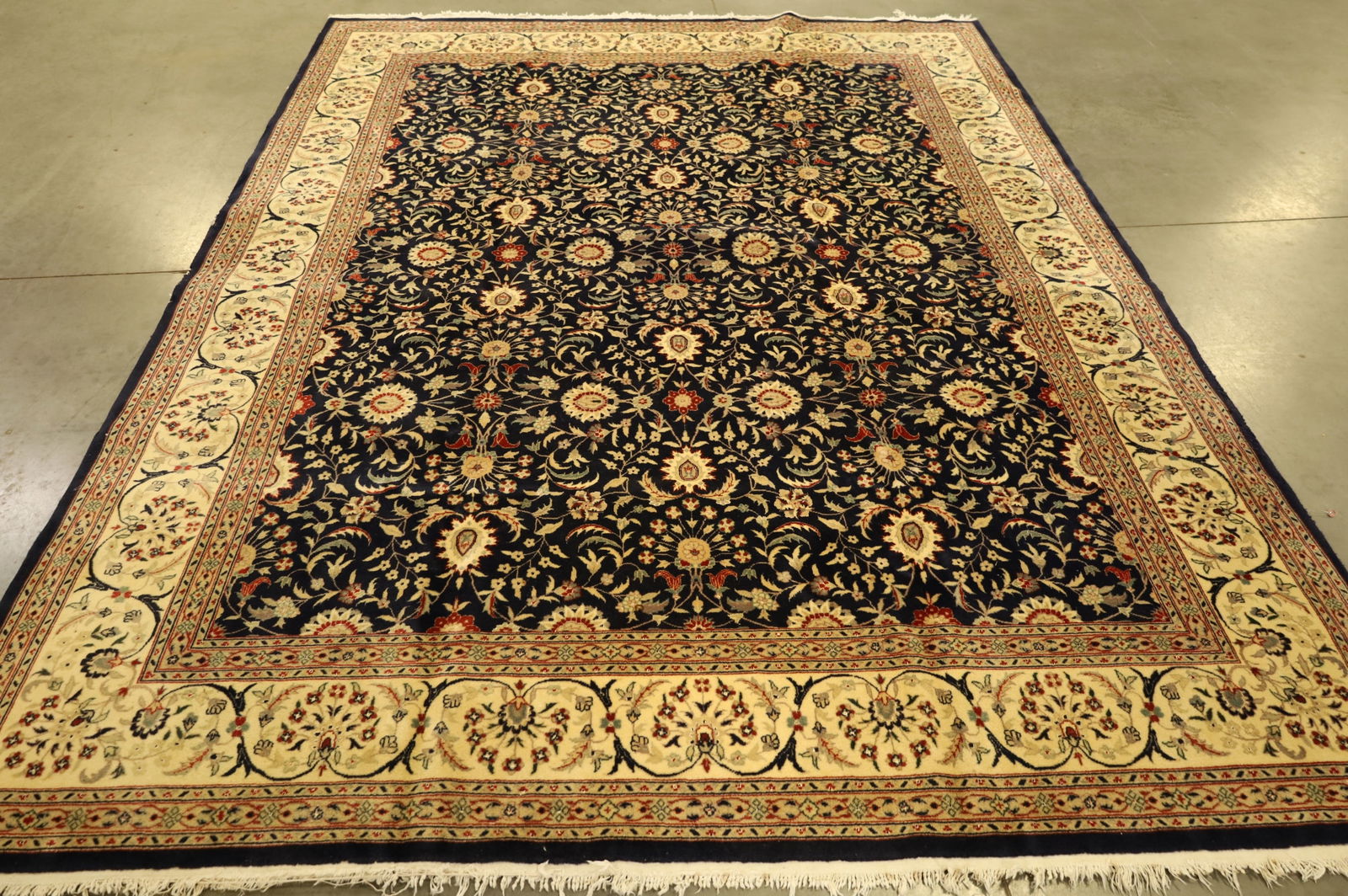 APPROX 10' x 8' HANDMADE WOOL RUG (1 of 12)