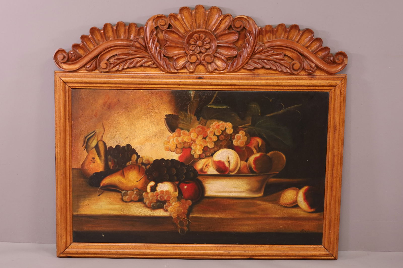 LARGE CONTEMPORARY STILL LIFE PICTURE (1 of 3)