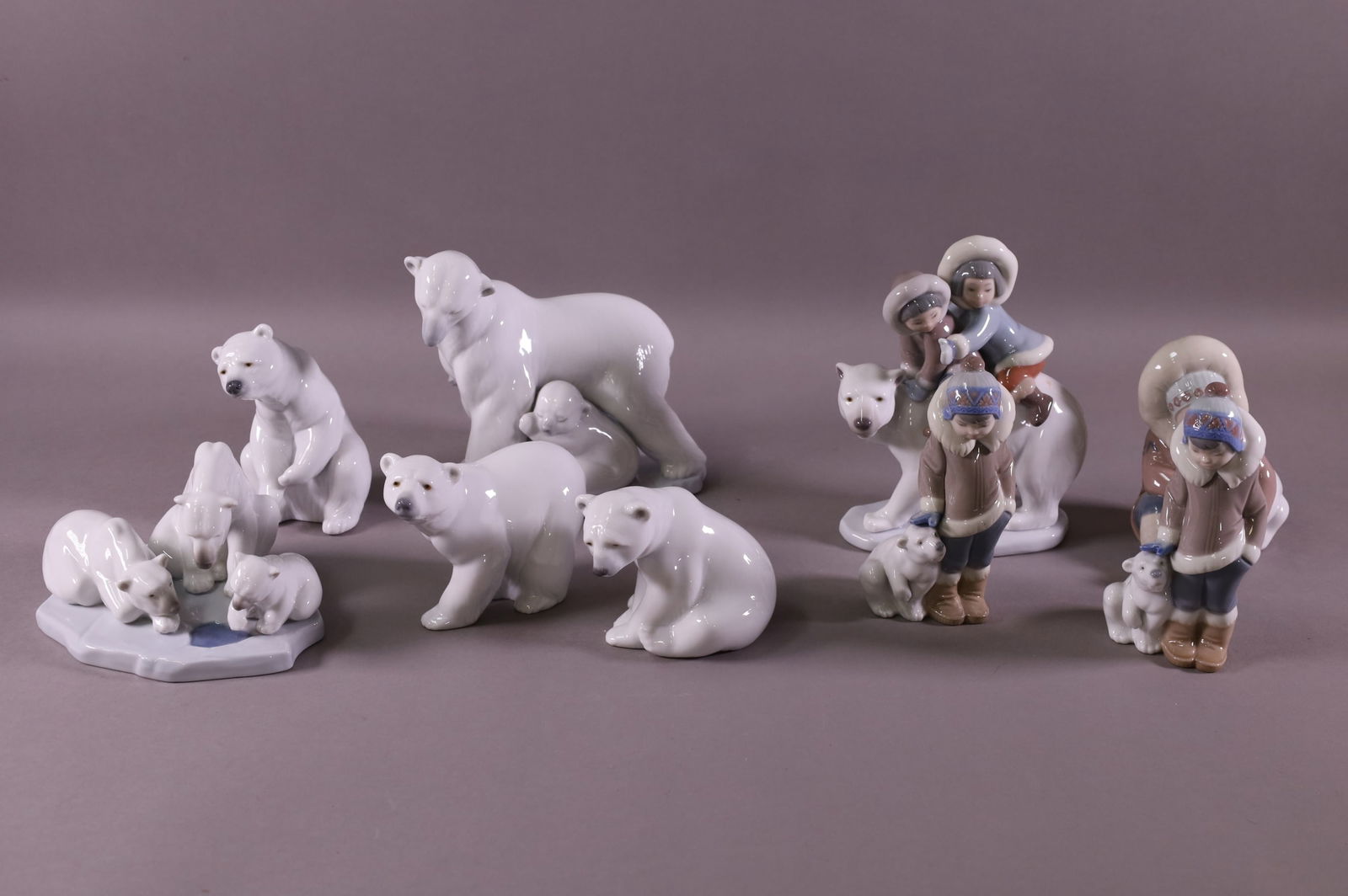 LOT OF NINE LLADROS (1 of 6)