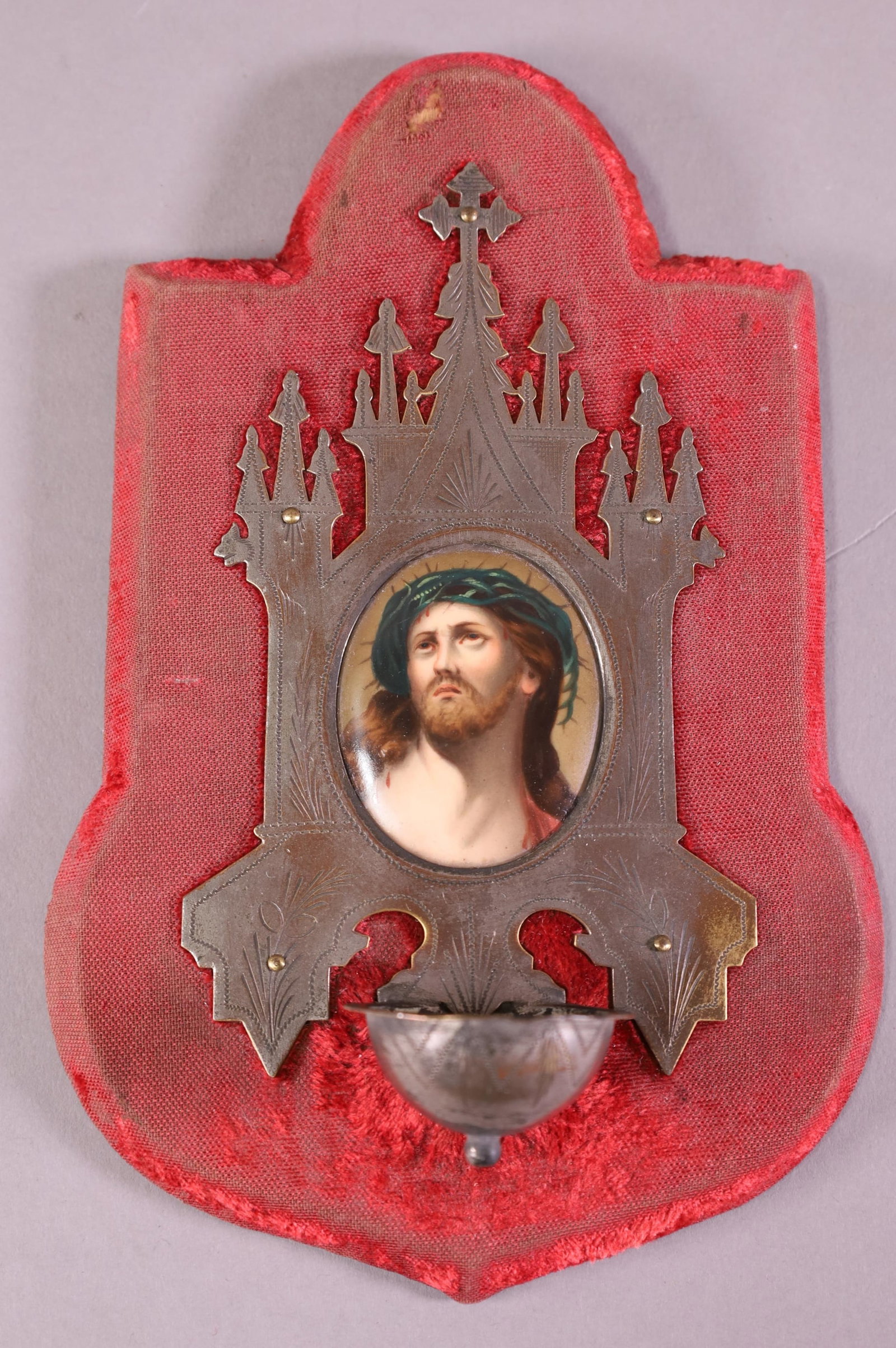 ANTIQUE RELIGIOUS FONT (1 of 2)