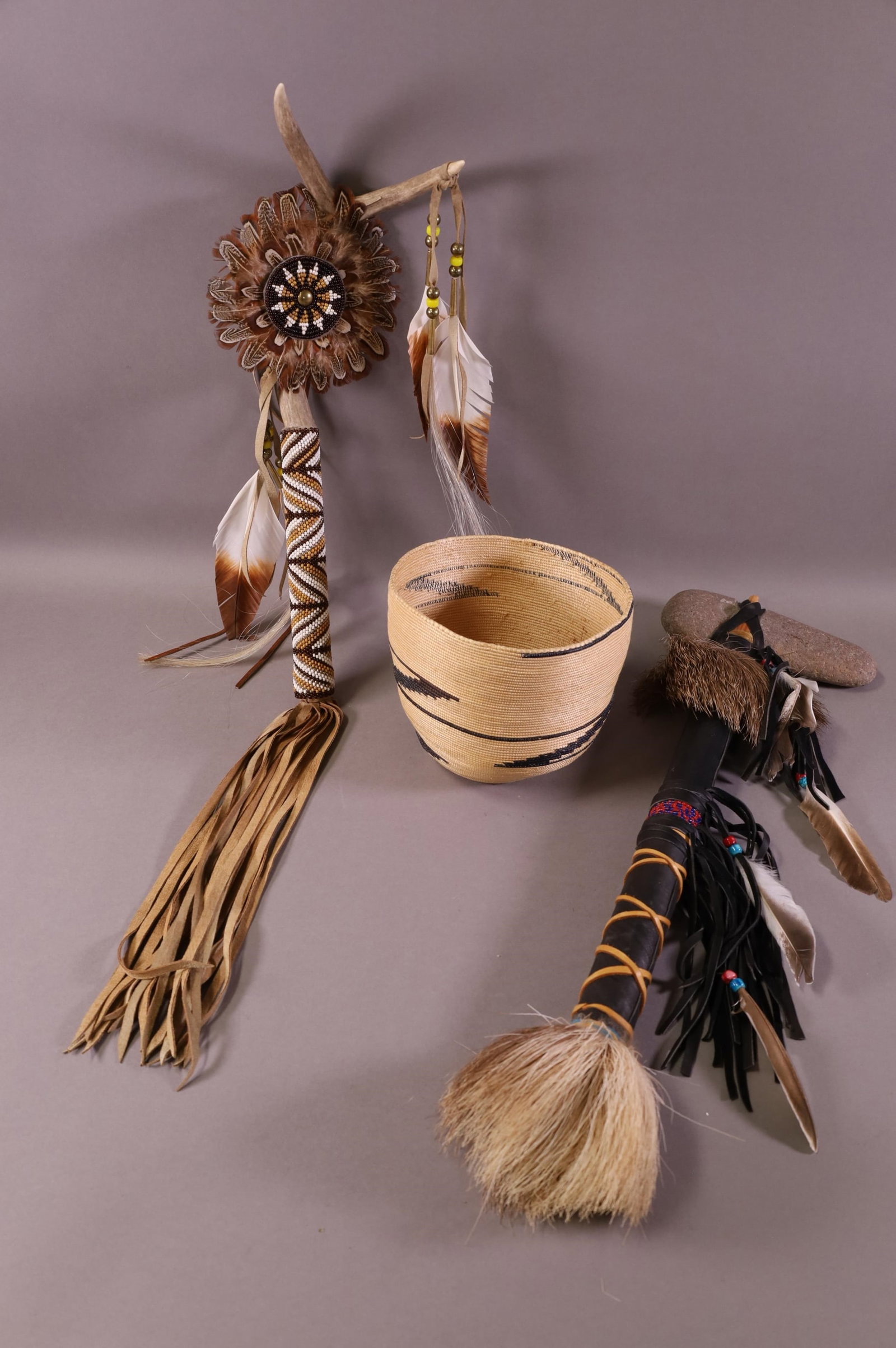 THREE NATIVE AMERICAN ITEMS (1 of 4)