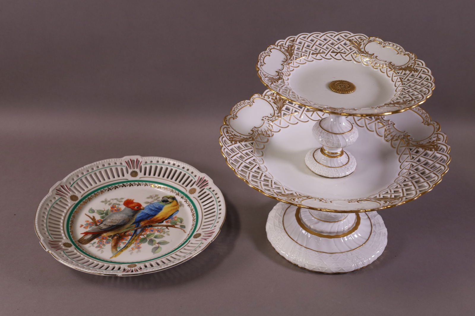 TWO PIECES OF PORCELAIN (1 of 4)