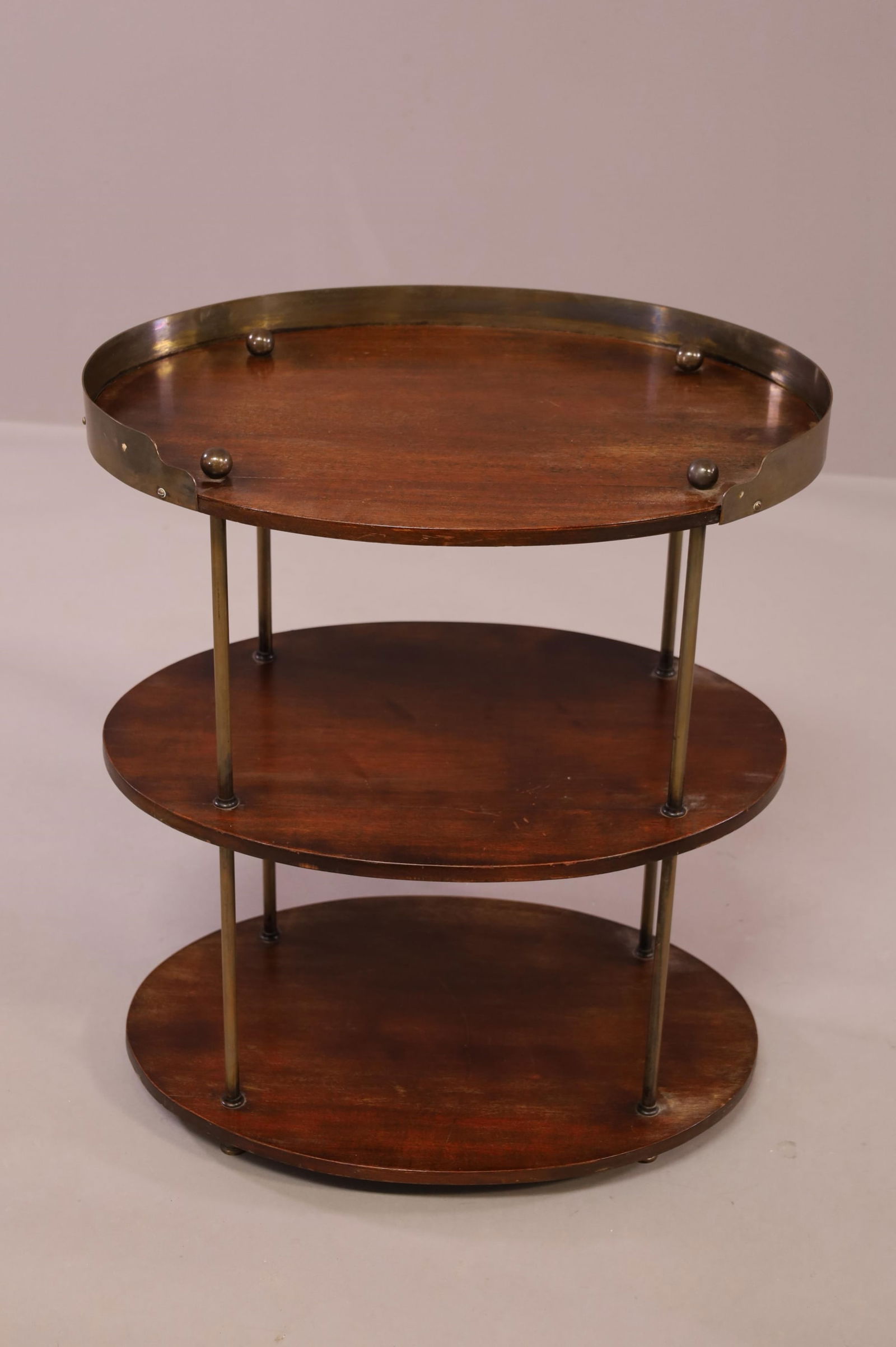 ENGLISH CAMPAIGNWARE OVAL TABLE (1 of 3)