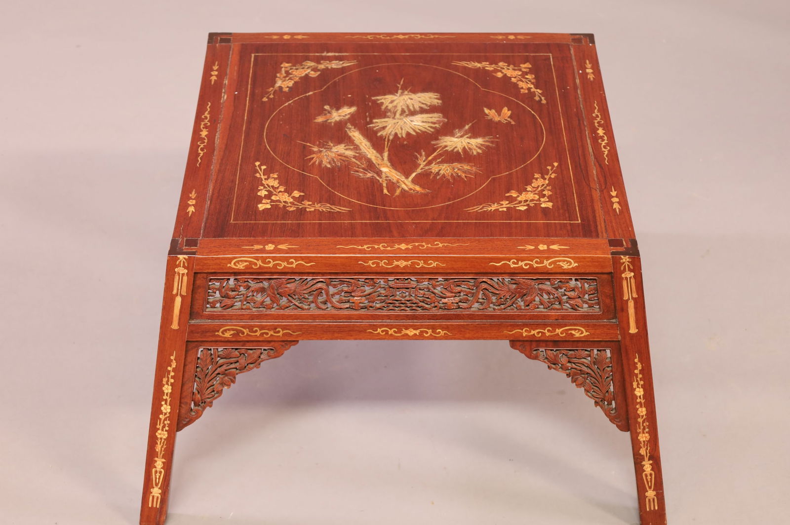 INLAID ASIAN SIDE TABLE (1 of 3)