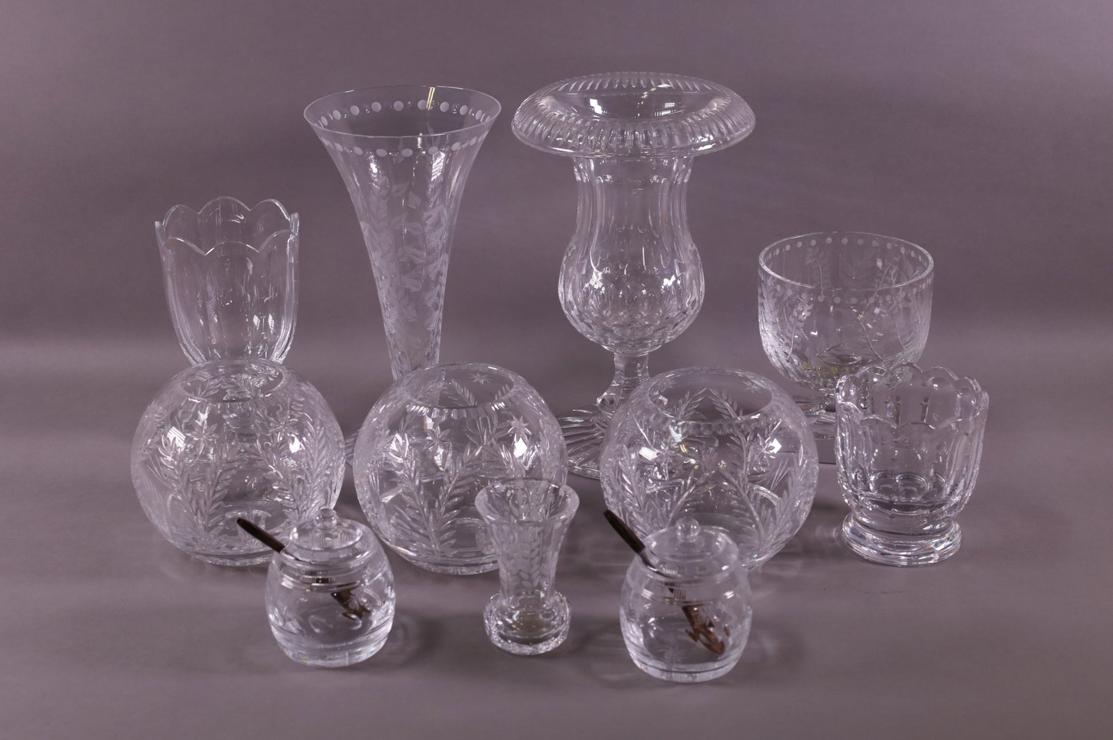 LOT OF 11 PCS. WILLIAM YEOWARD CRYSTAL (1 of 3)