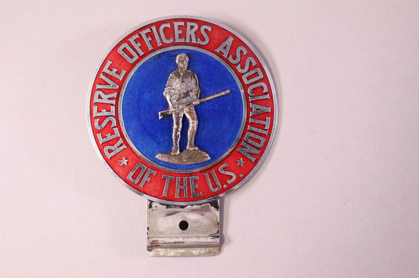 RESERVE OFFICERS METAL LICENSE PLATE TOPPER (1 of 2)
