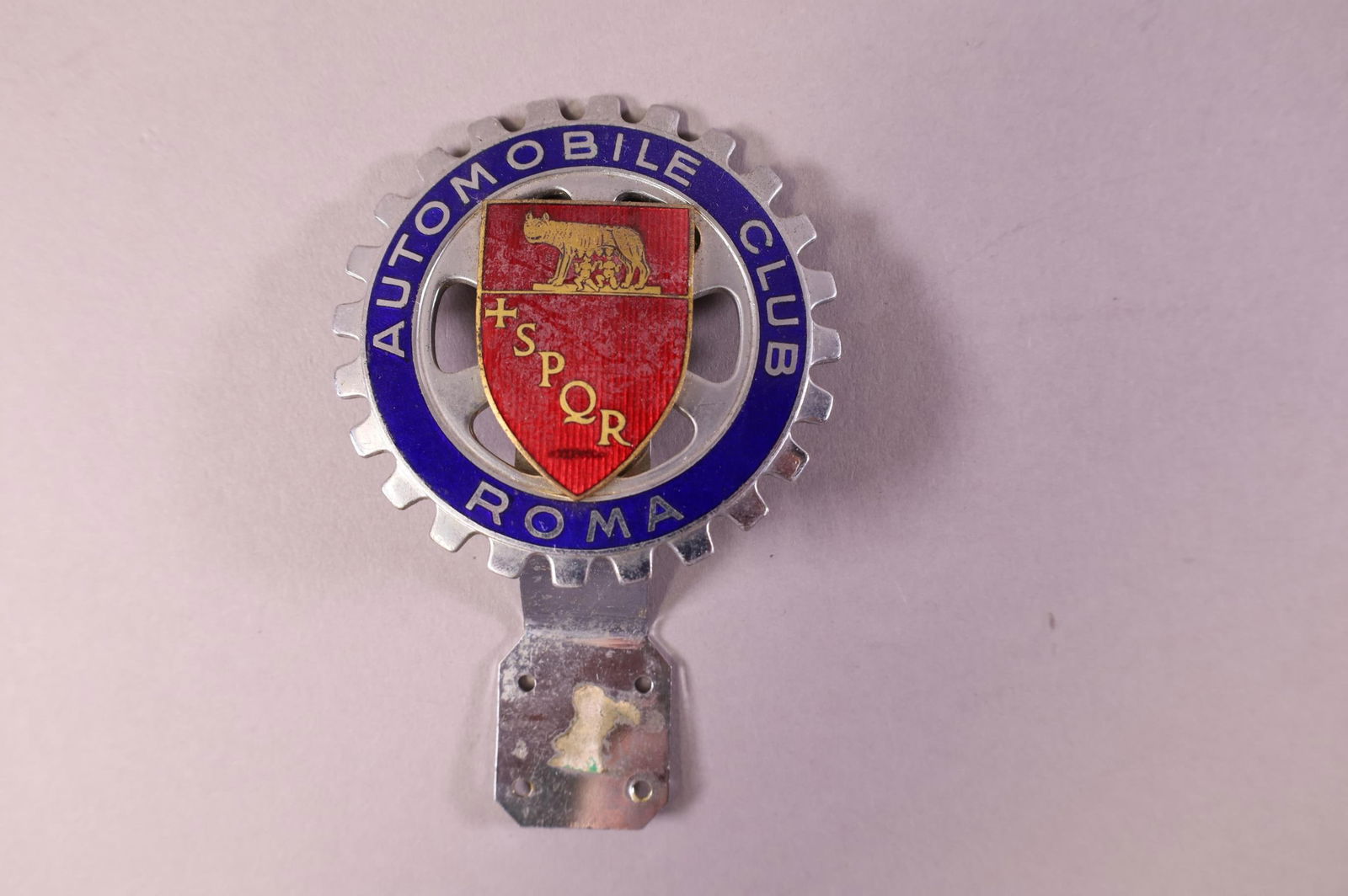 ROMA AUTO CLUB LICENSE PLATE TOPPER (1 of 2)