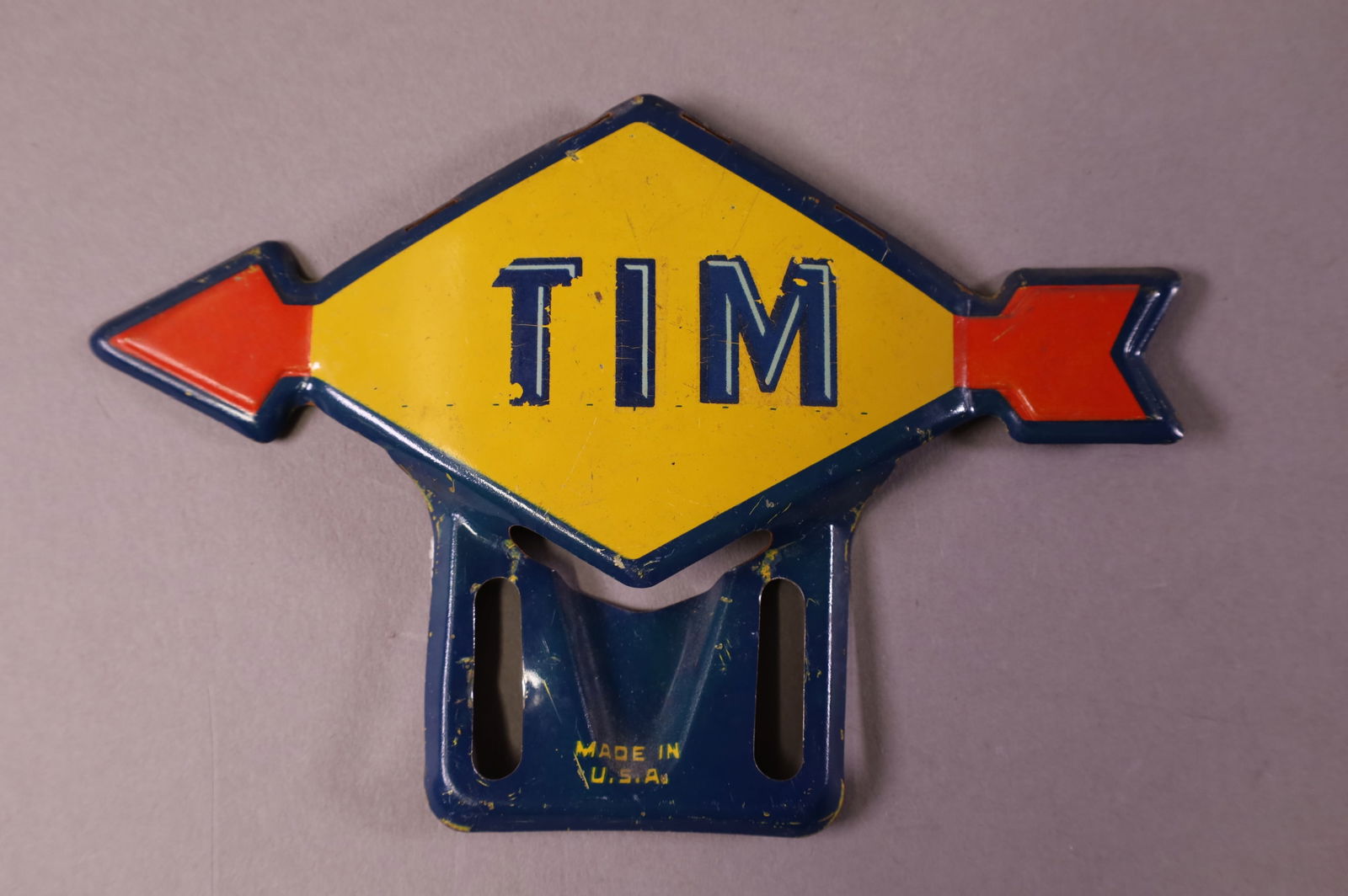 SUNOCO TIN LICENSE PLATE TOPPER (1 of 2)