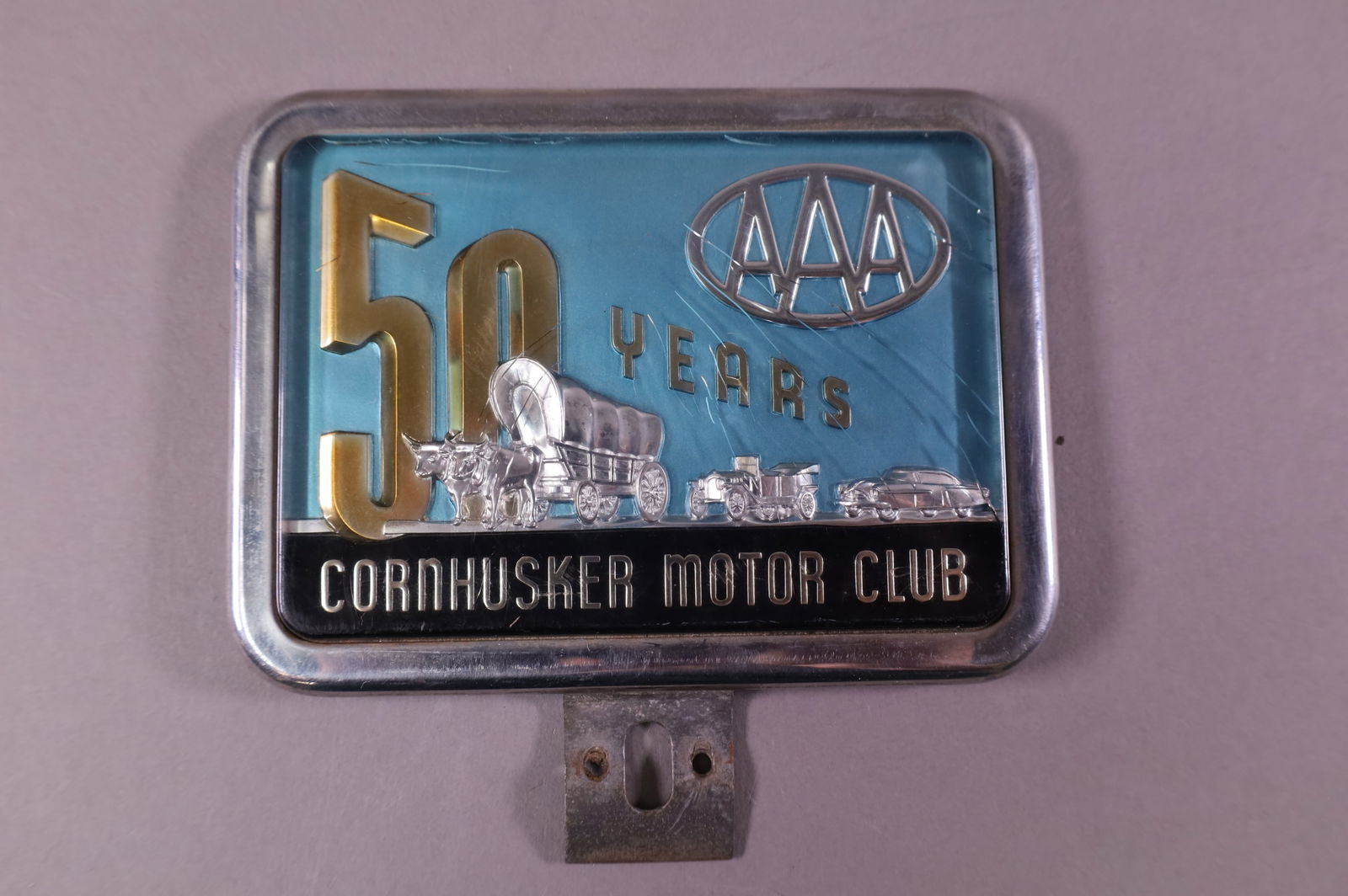 AAA NEBRASKA LICENSE PLATE TOPPER (1 of 2)