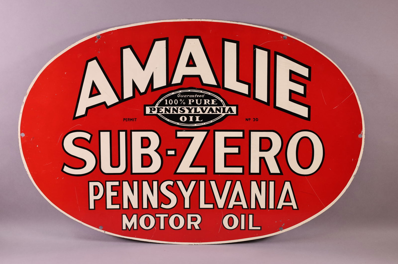 Amaile Sub-Zero Motor Oil Metal Sign (TAC) (1 of 4)