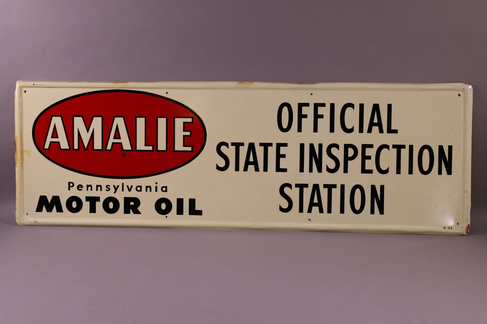 Amaile Motor Oil State Inspection Metal Sign (TAC) (1 of 5)