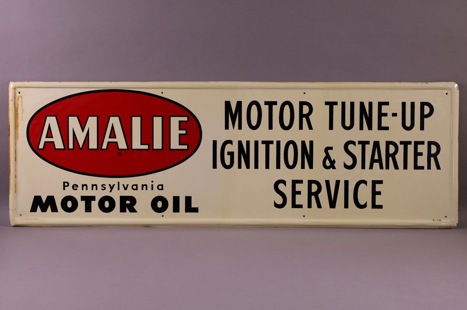 Amaile Motor Oil "Motor Tune-Up" Sign (TAC) (1 of 5)