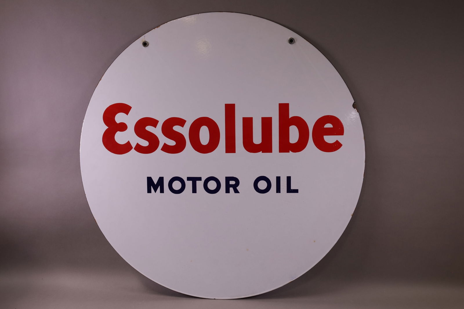 Essolube Motor OIl Porcelain Sign (TAC) (1 of 4)
