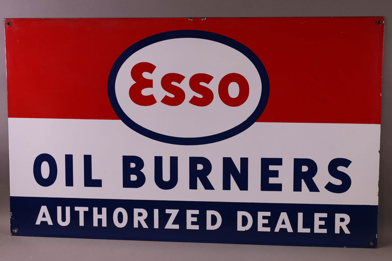 Esso Oil Burners Dealer Porcelain Sign (TAC) (1 of 8)
