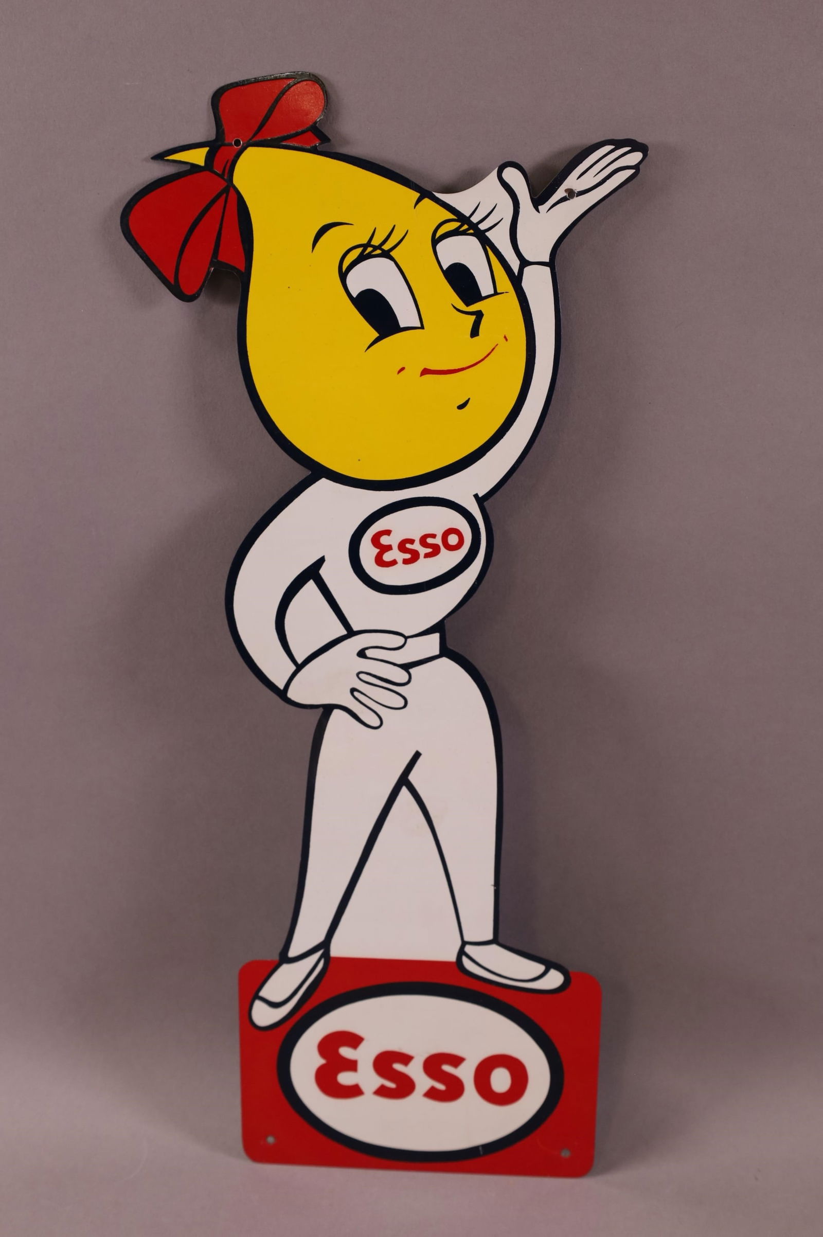 Esso Oil Drop Girl Metal Sign (TAC) (1 of 3)