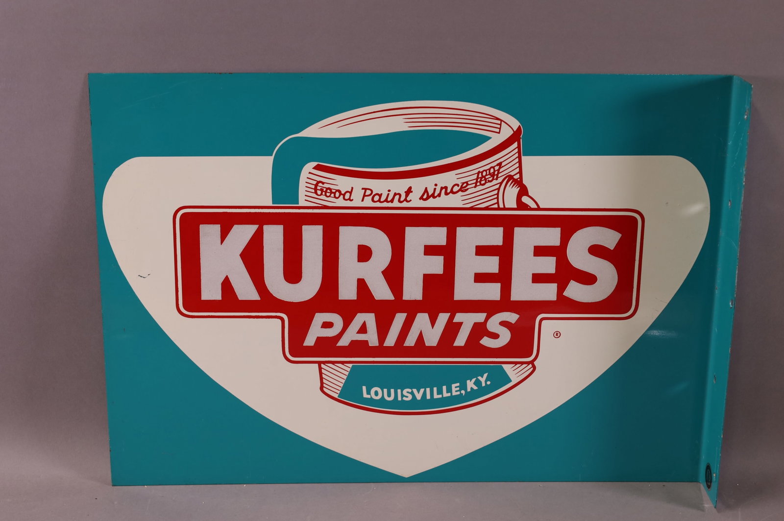 Kurfees Paints w/Logo Metal Flange Sign (TAC) (1 of 4)