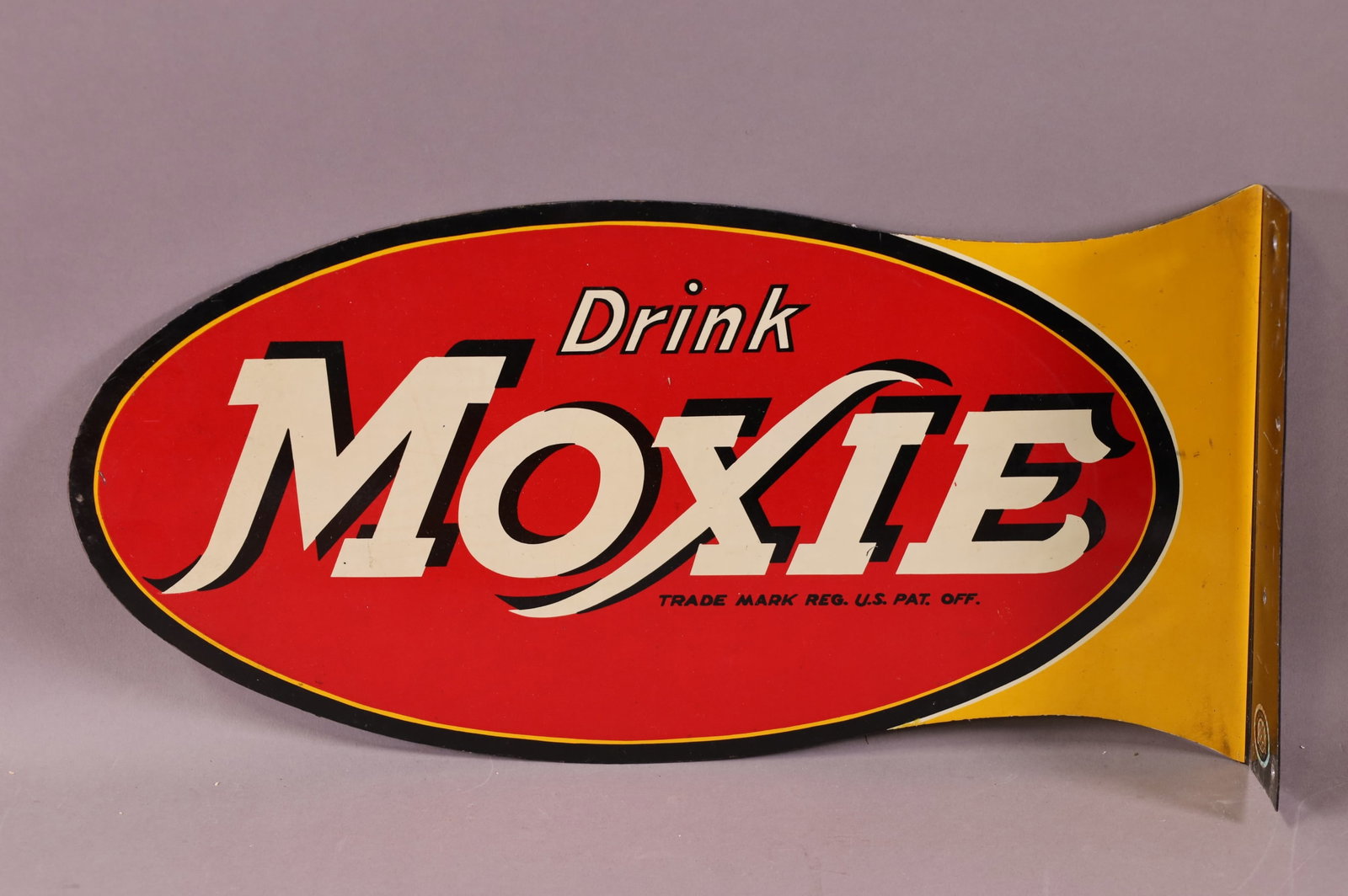 Drink Moxie Metal Flange Sign (TAC) (1 of 3)