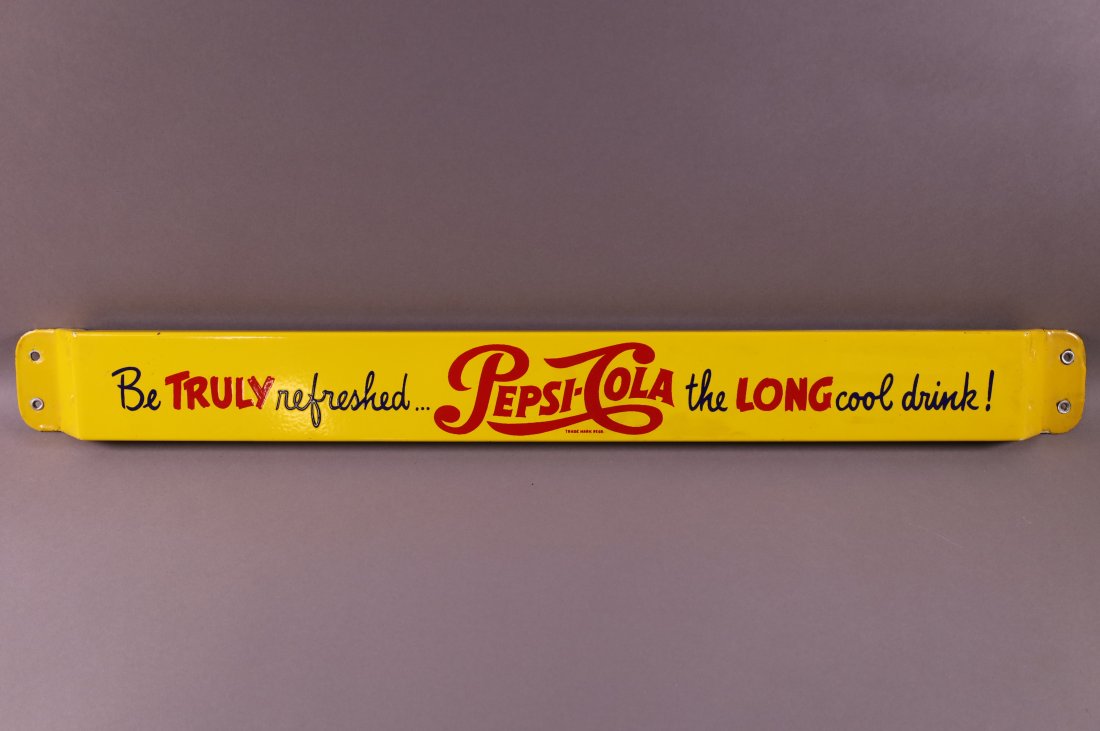 Pepsi Porcelain Door Push (1 of 2)