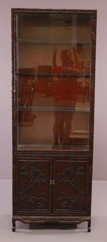 CHINESE CURIO CABINET (1 of 3)