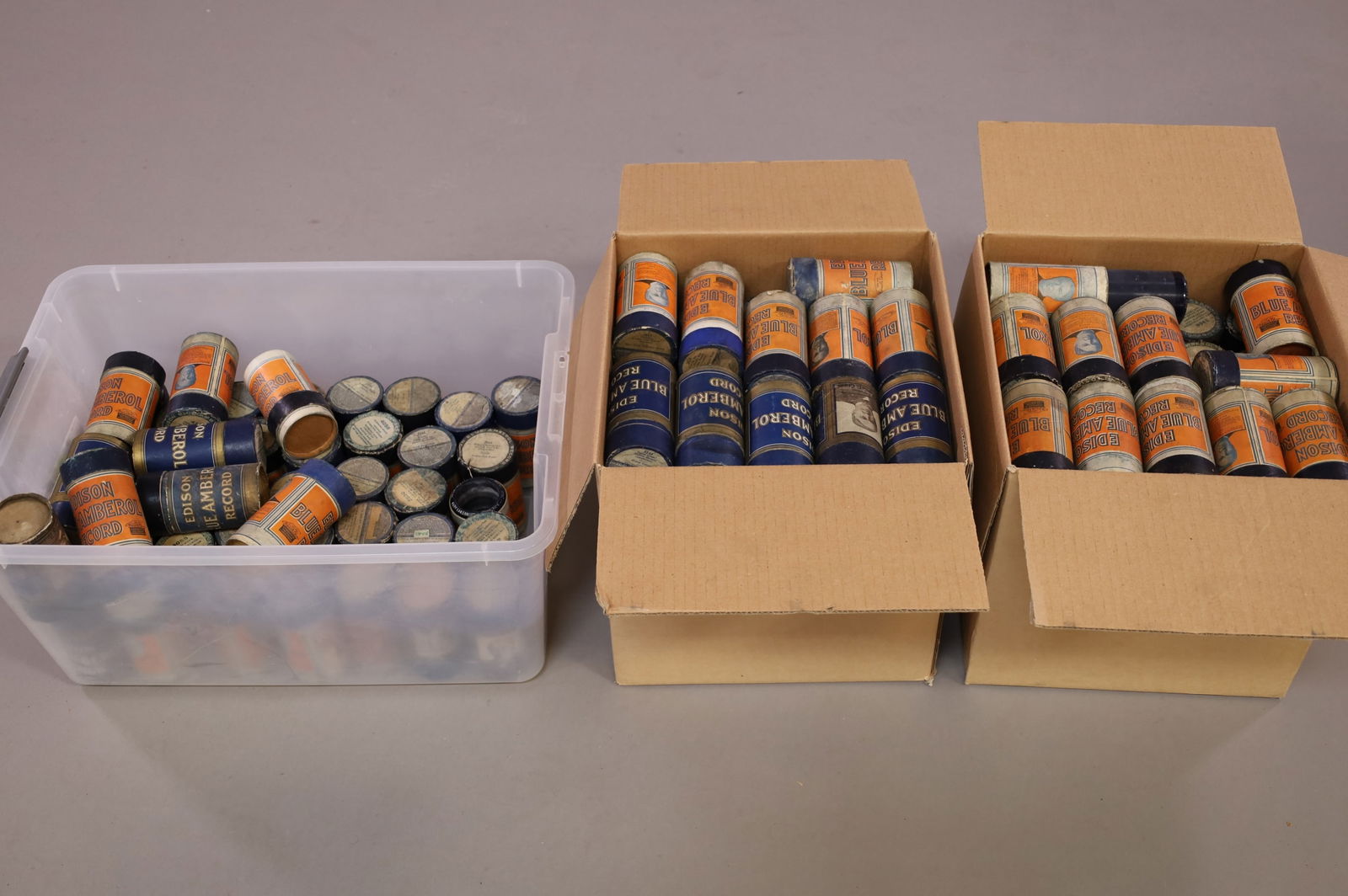 LARGE COLLECTION OF EDISON PLAYER RECORDS (1 of 2)