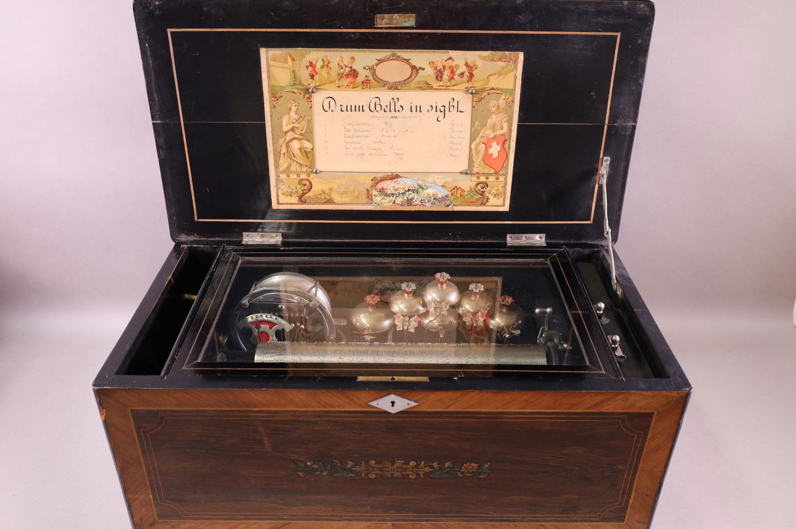 SWISS CYLINDER MUSIC BOX (1 of 10)