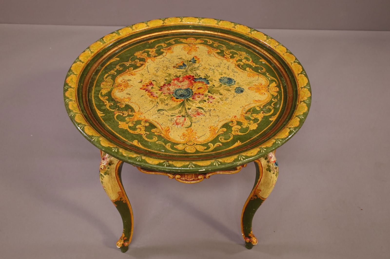 ITALIAN PAINTED FINISH SIDE TABLE (1 of 3)